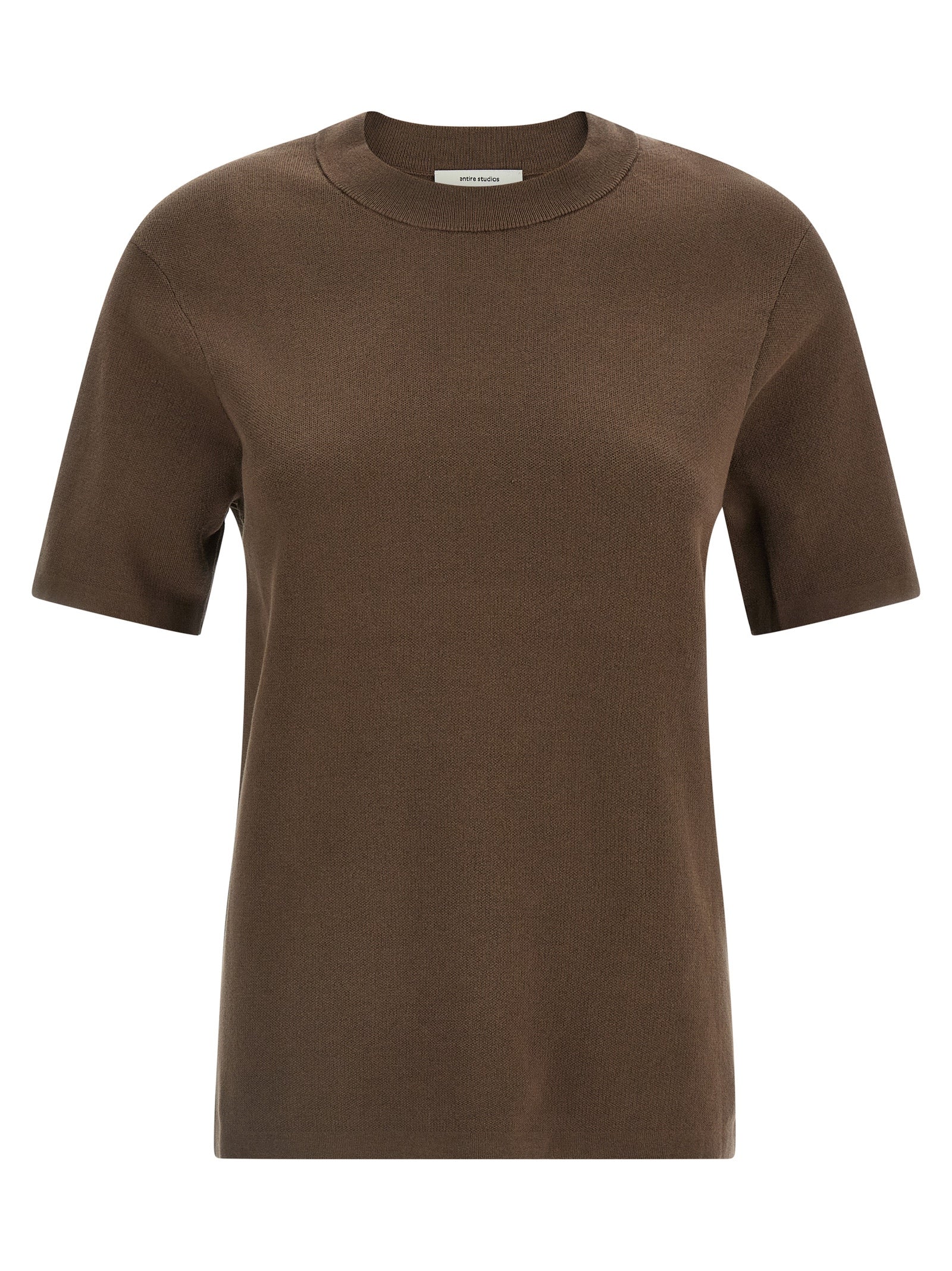 Entire Studios Brown Cotton T-Shirt