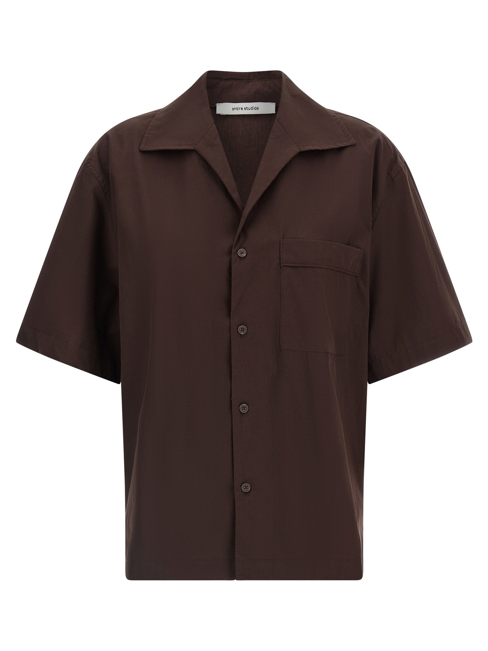 Entire Studios Brown Cotton Blouse