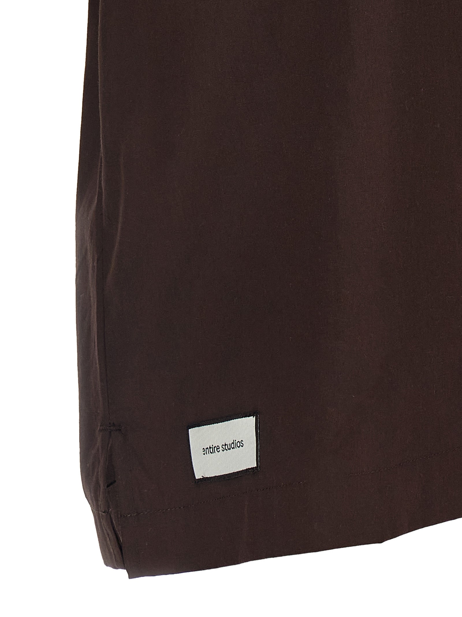 Entire Studios Brown Cotton Blouse