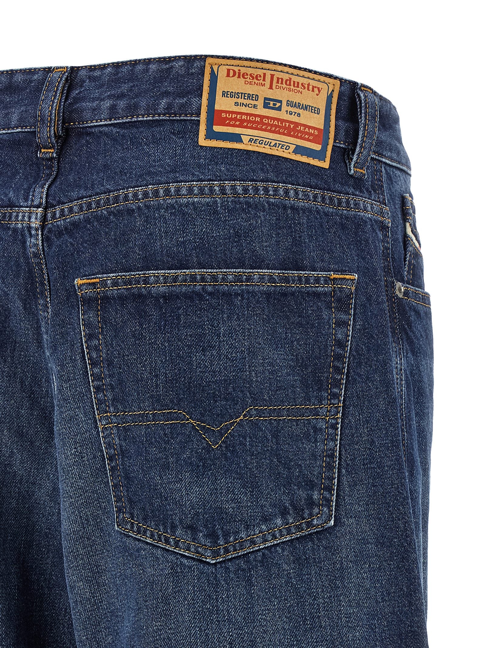 Diesel Blue Cotton Jeans Denim