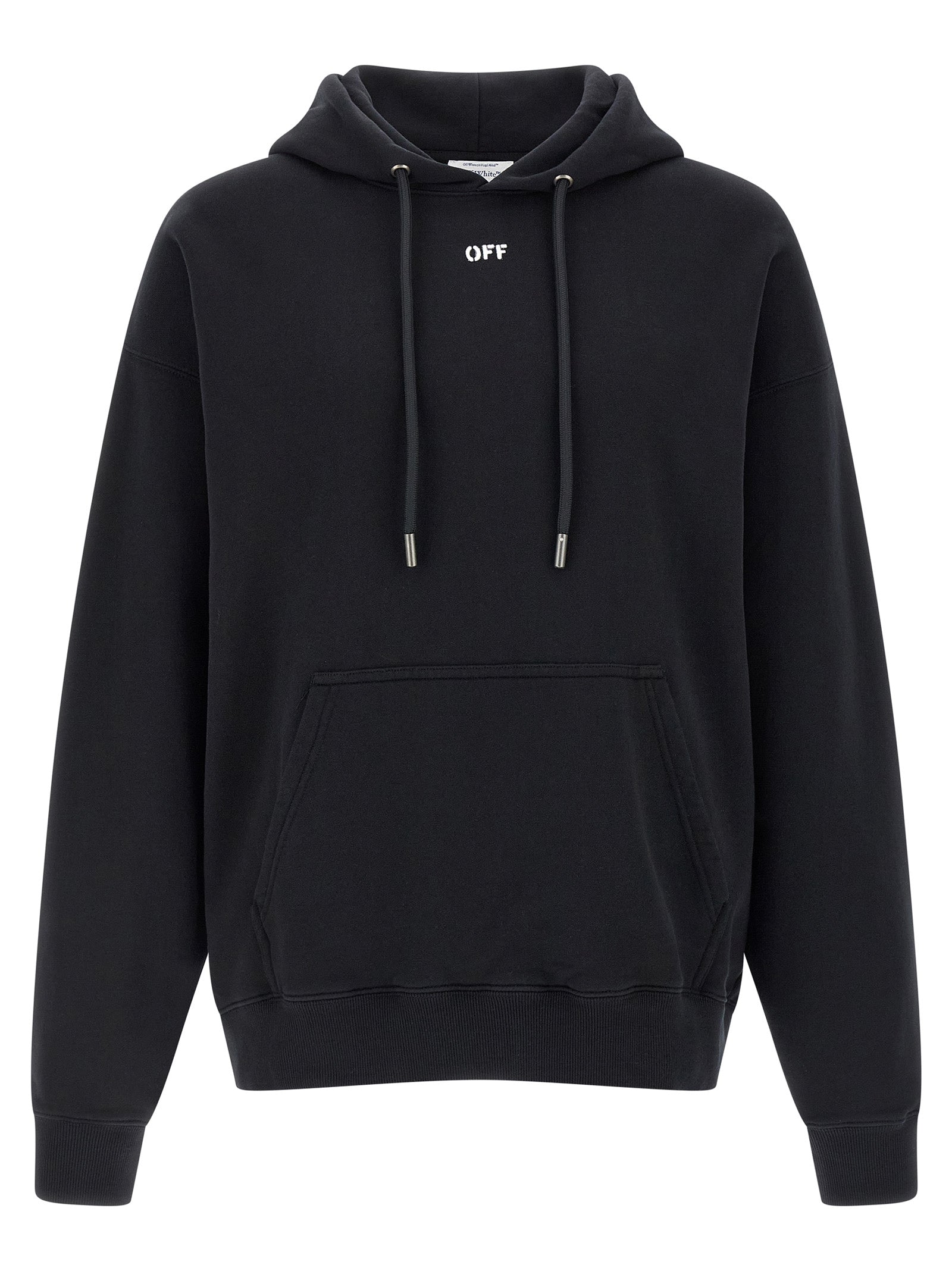 Off-White Black Cotton Sweatshirt