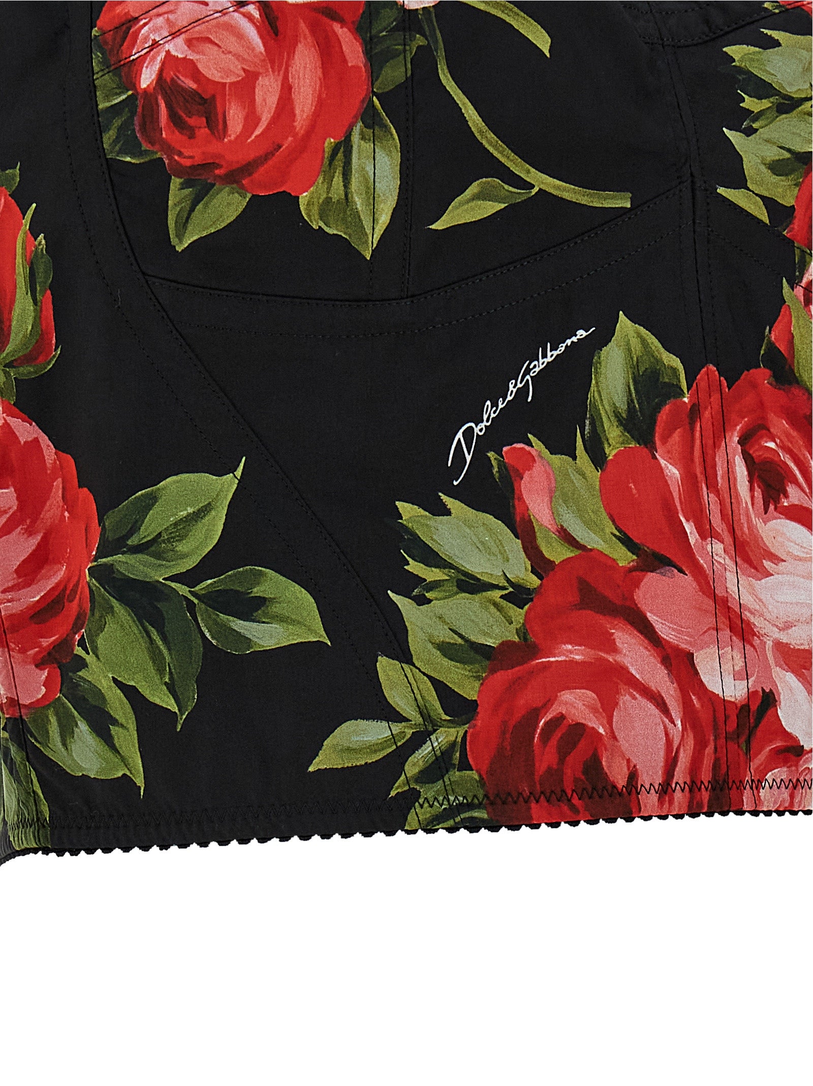Dolce & Gabbana Black Cotton Tank Tops