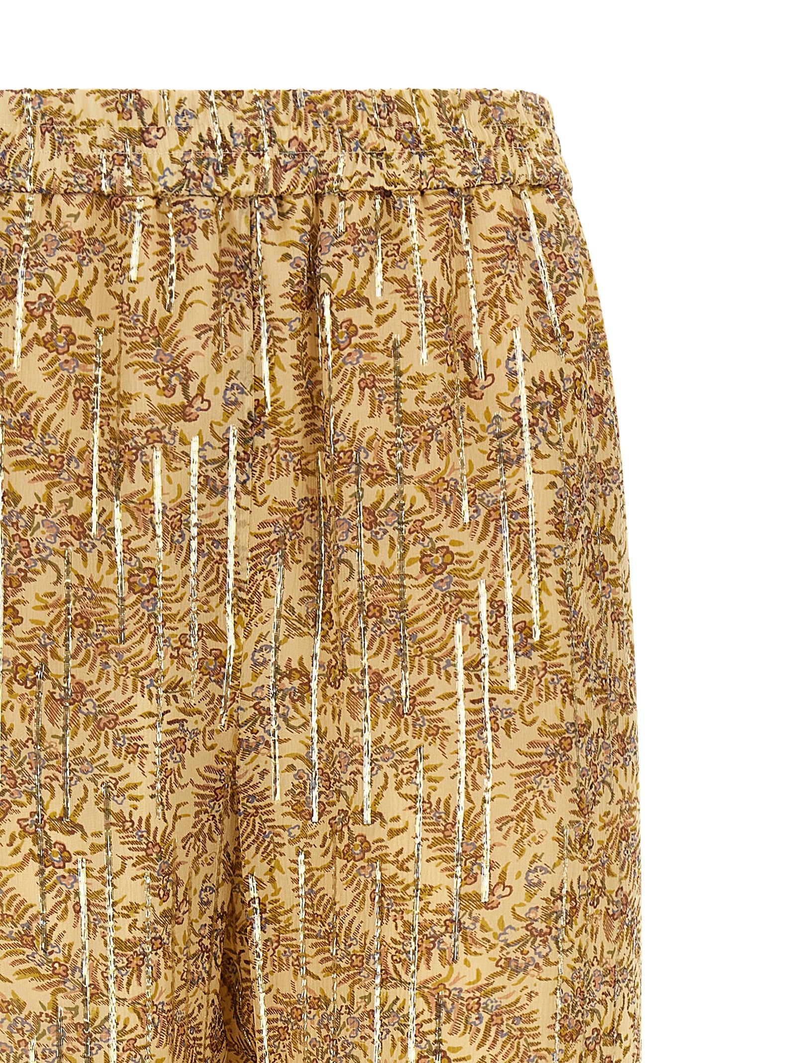 Valentino Garavani Multicolor Silk Casual Pants