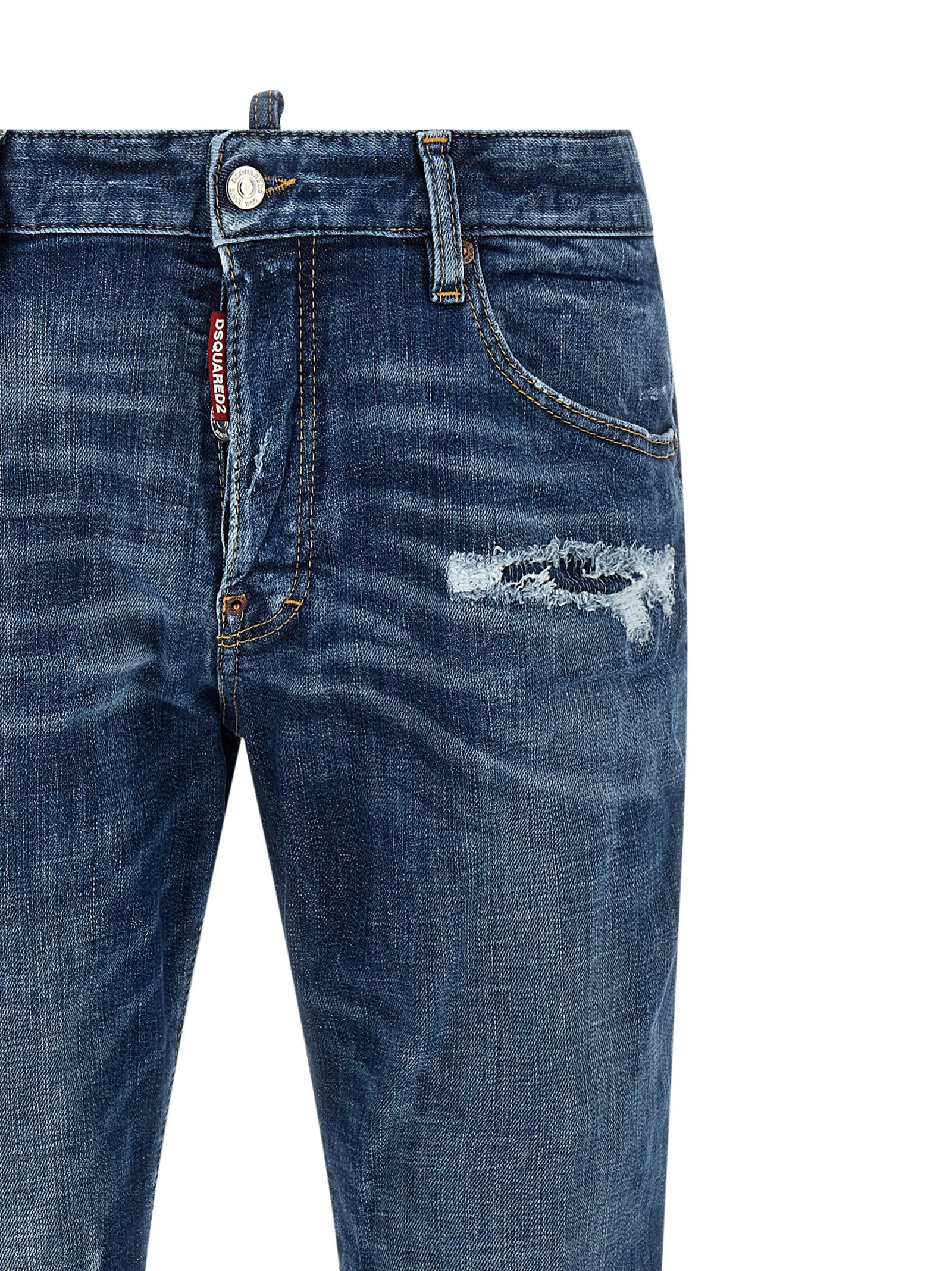 Dsquared² Blue Cotton Jeans Denim