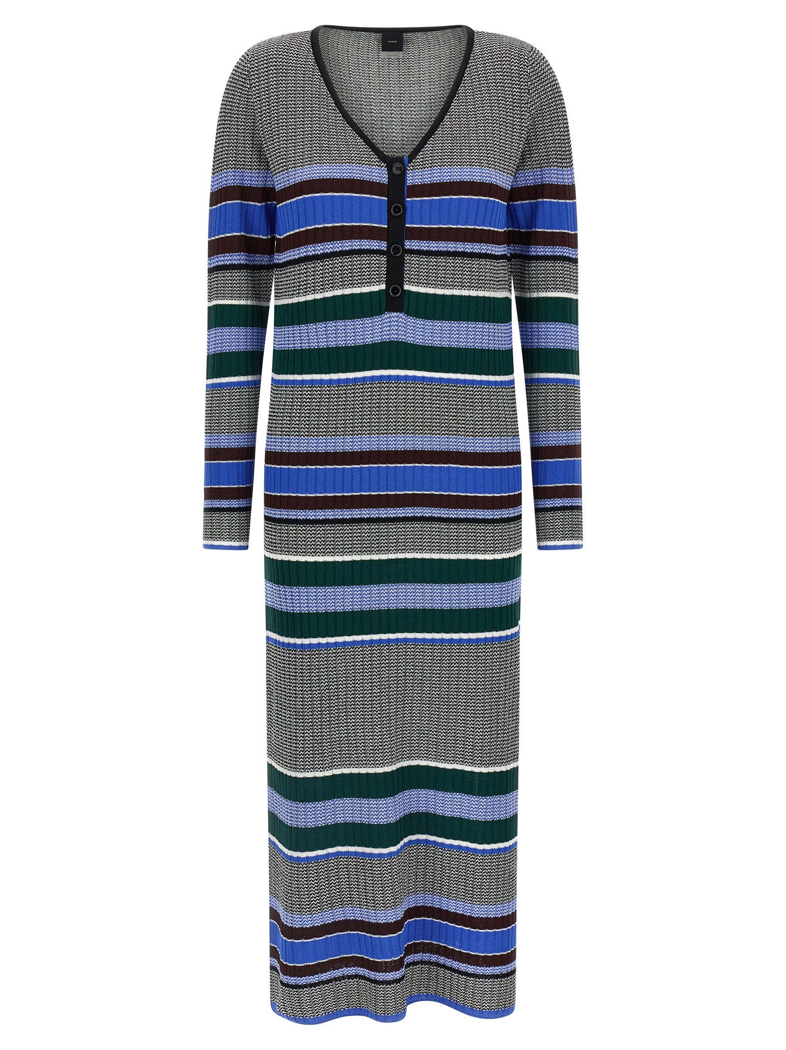 PINKO Multicolor Viscose Long Dress