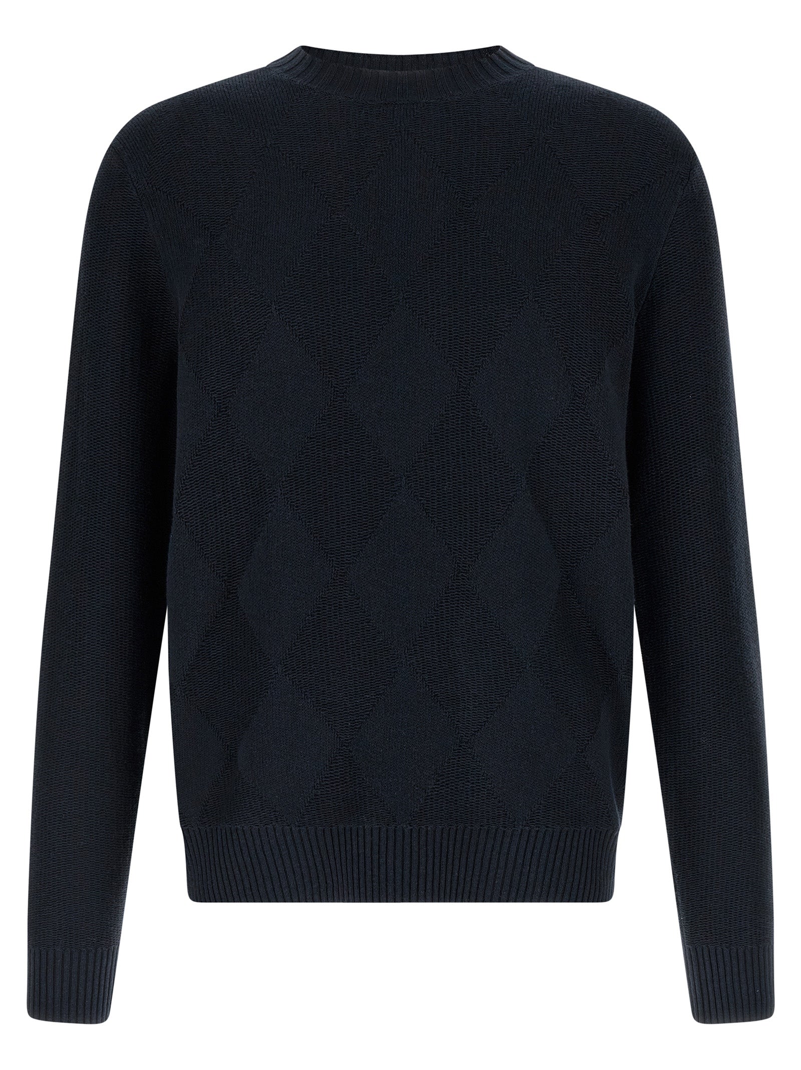 Ballantyne Blue Cotton Cardigan