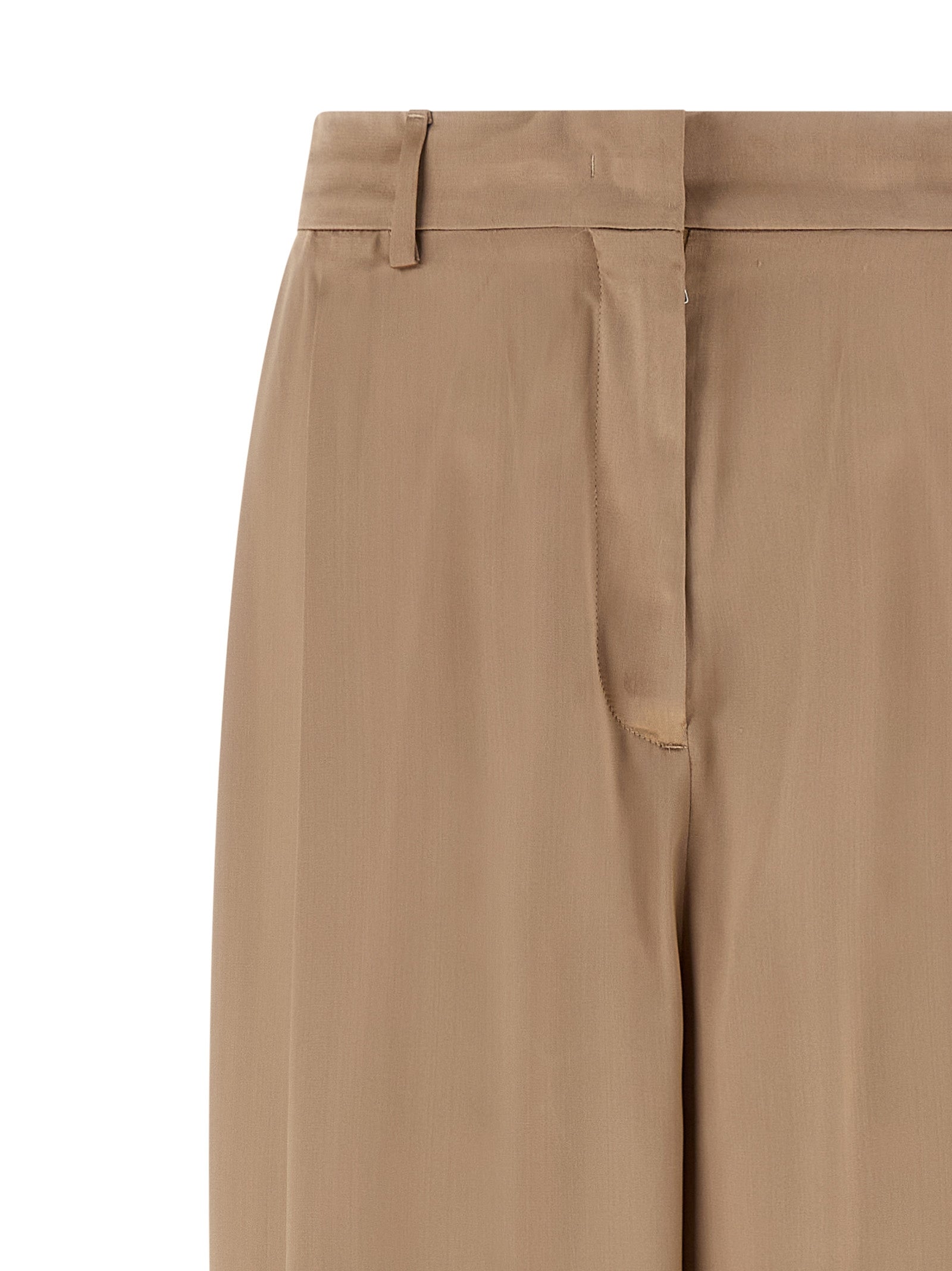 Fabiana Filippi Beige Viscose Casual Pants