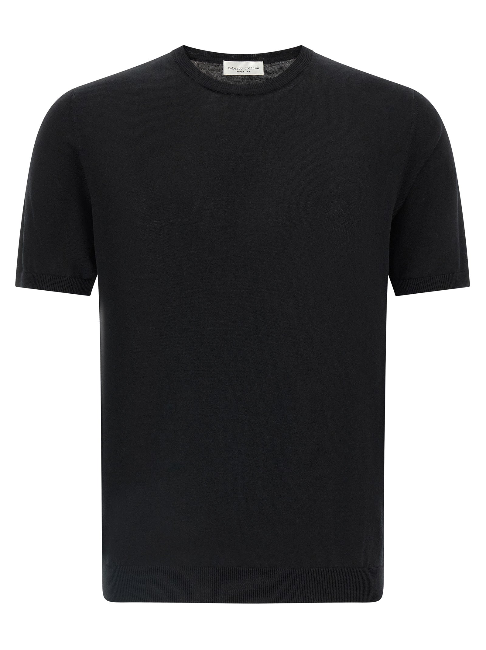 Roberto Collina Black Cotton Cardigan