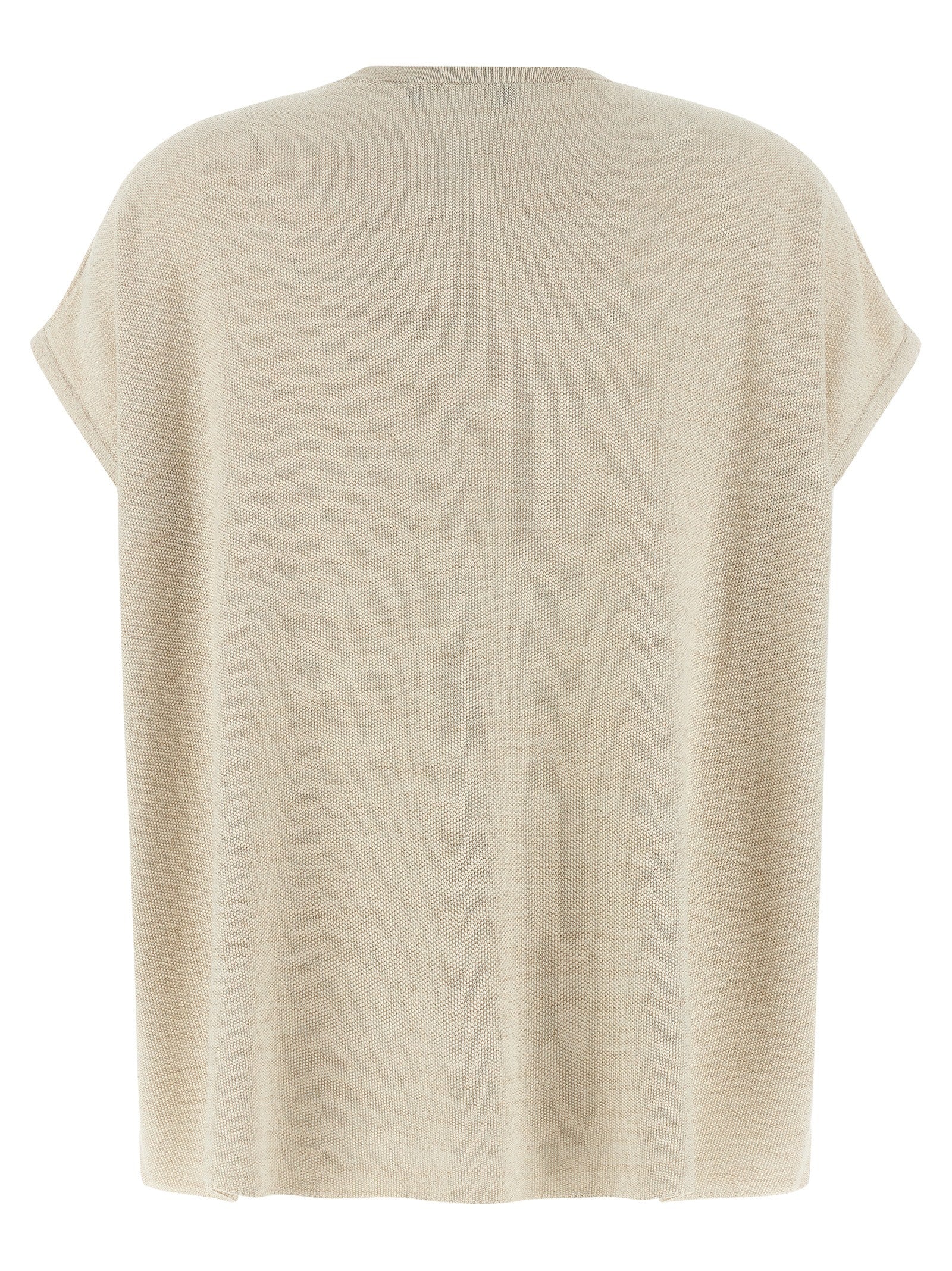 Fabiana Filippi Gold Cotton Cardigan