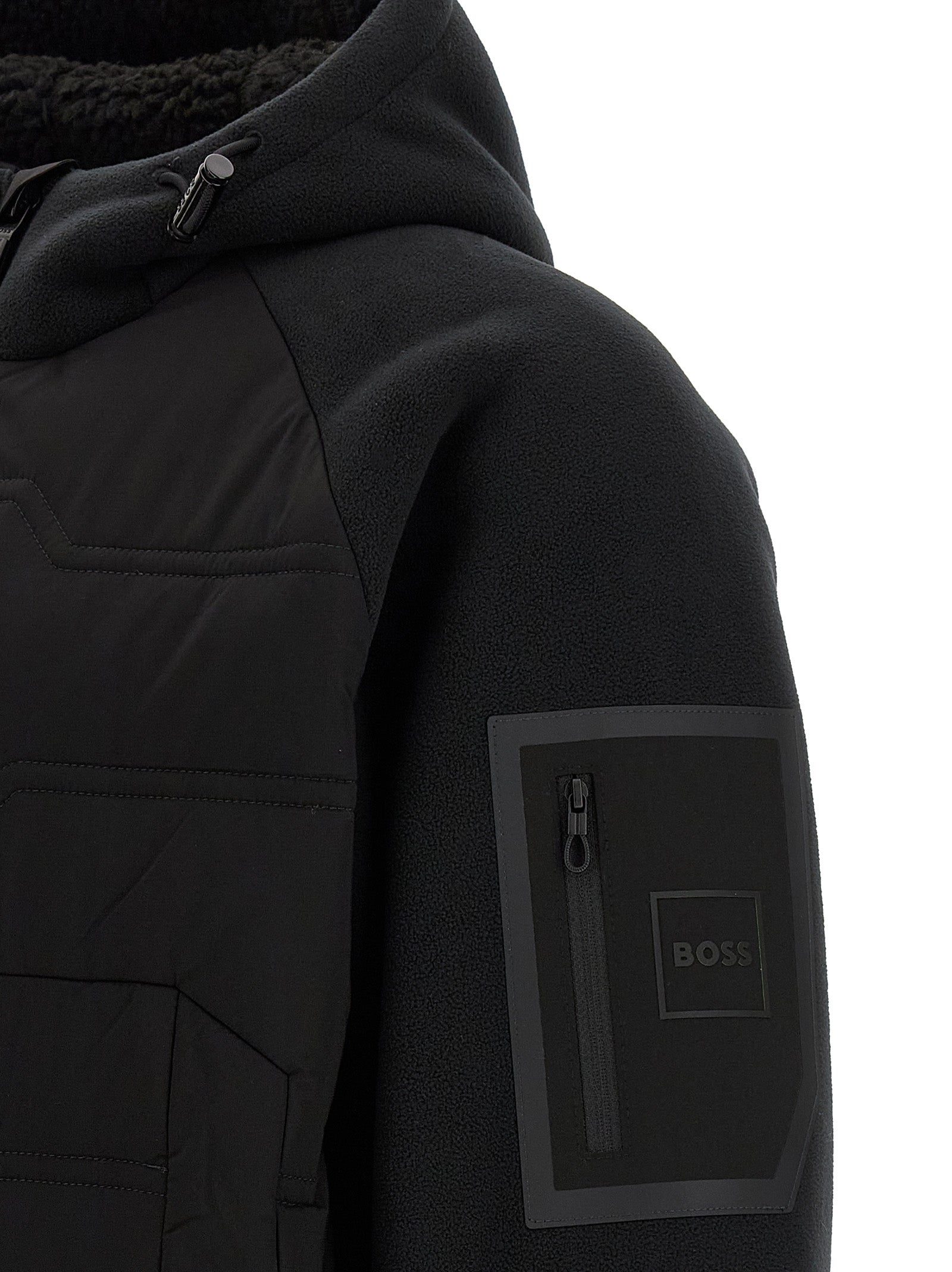 Hugo Boss Black Polyester Shell Jacket