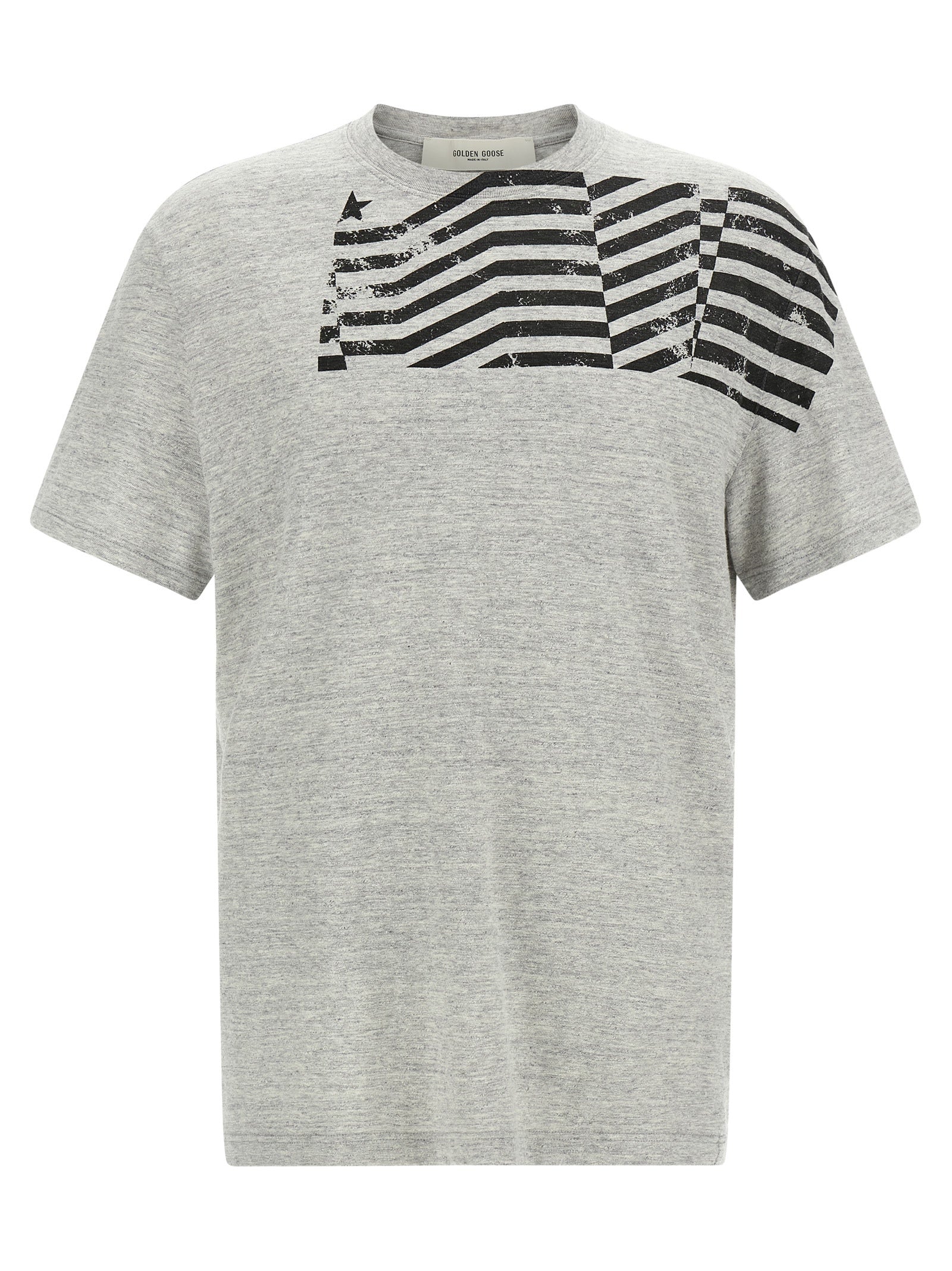 Golden Goose Gray Cotton T-Shirt