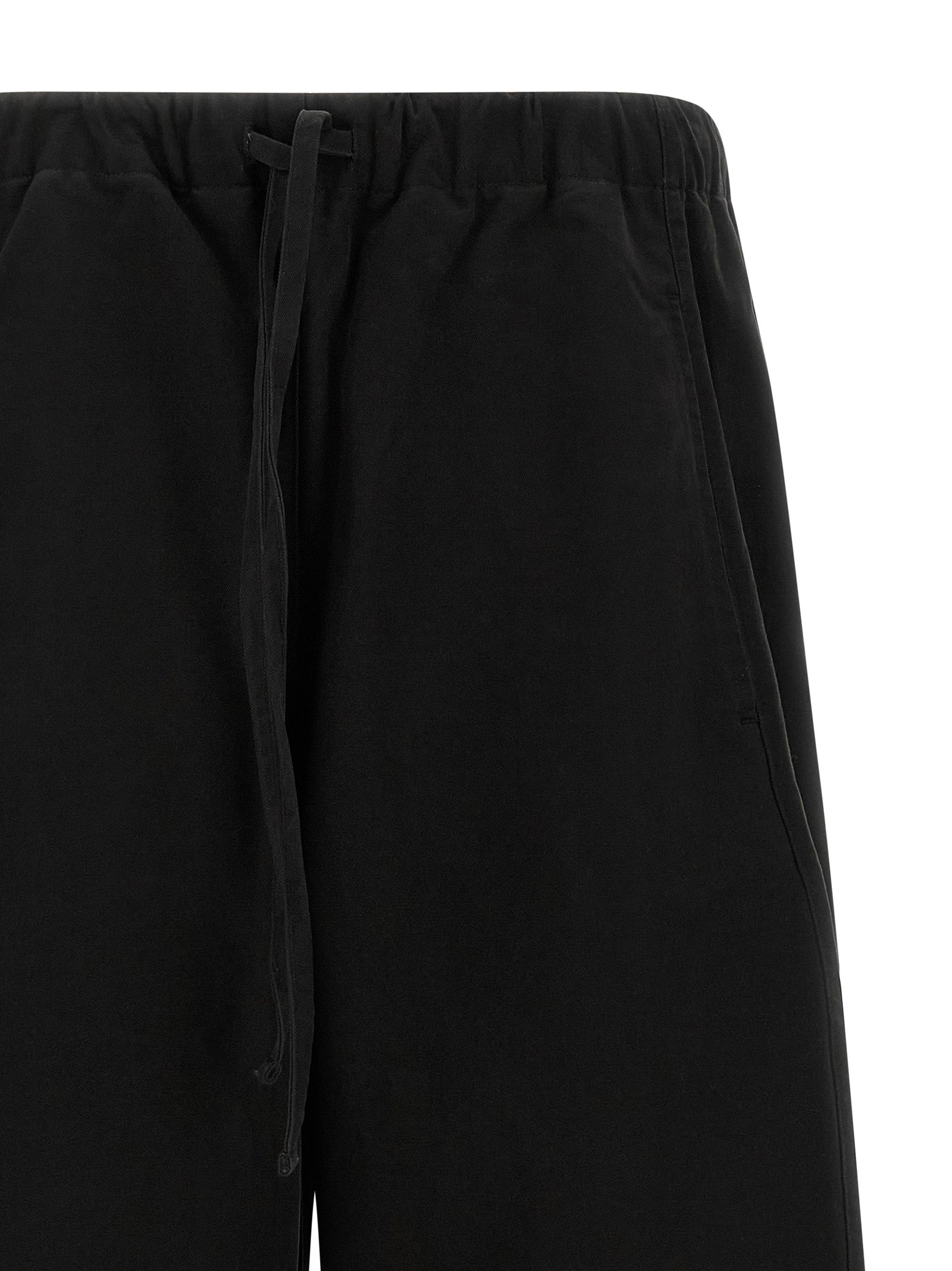 Entire Studios Black Cotton Casual Pants
