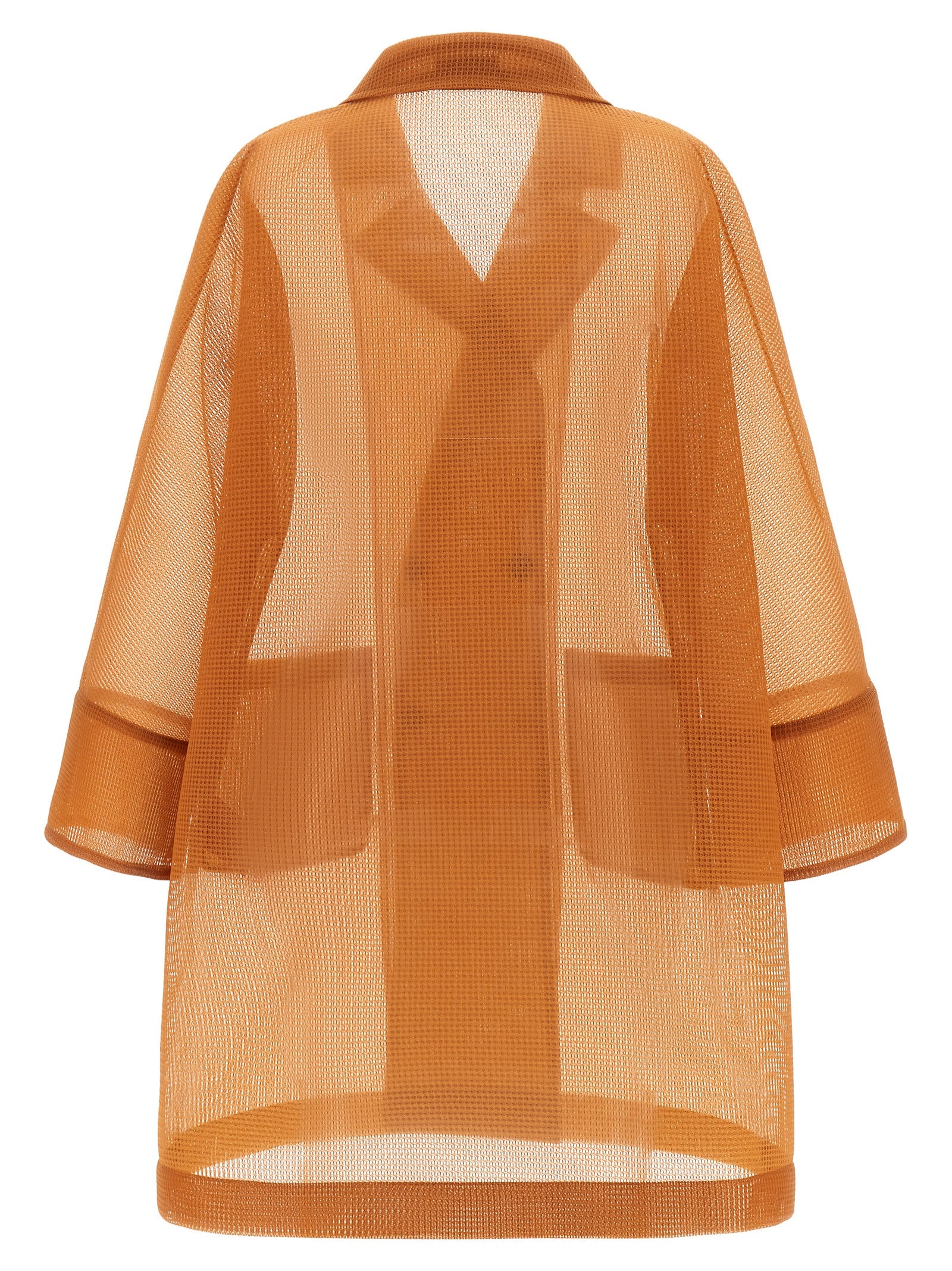 Herno Orange Polyester Coat
