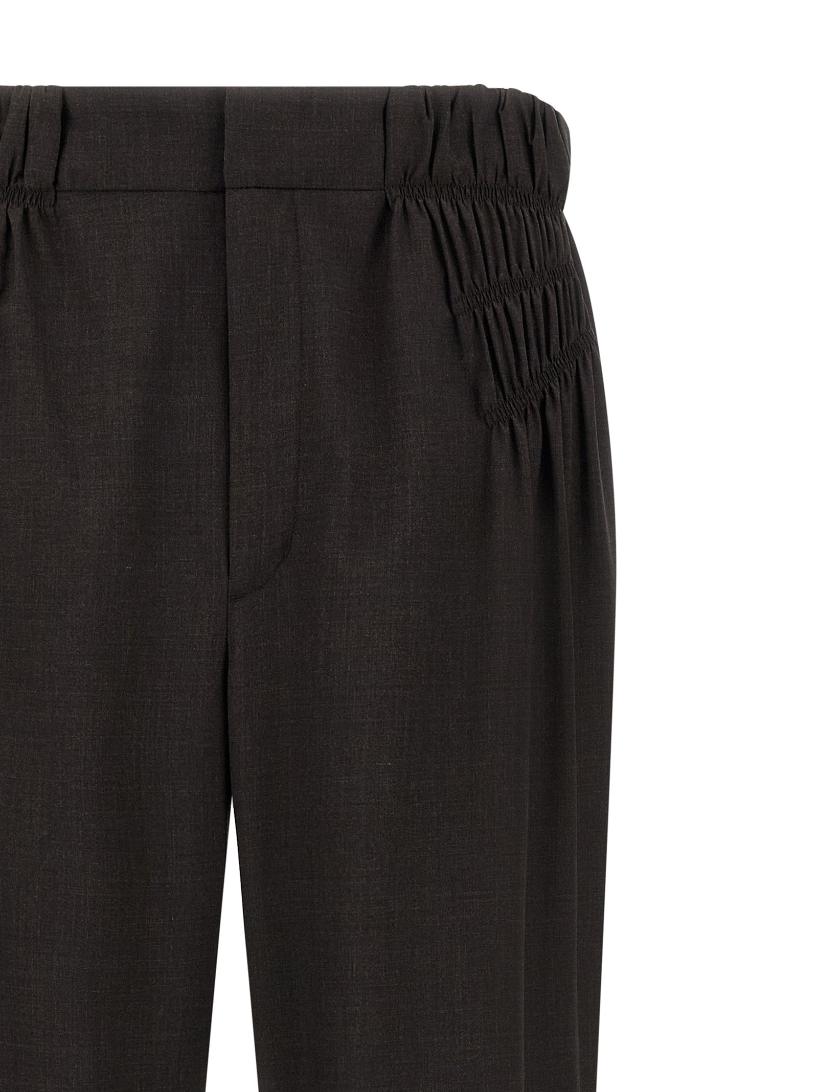 Kiko Kostadinov Brown Virgin Wool Casual Pants