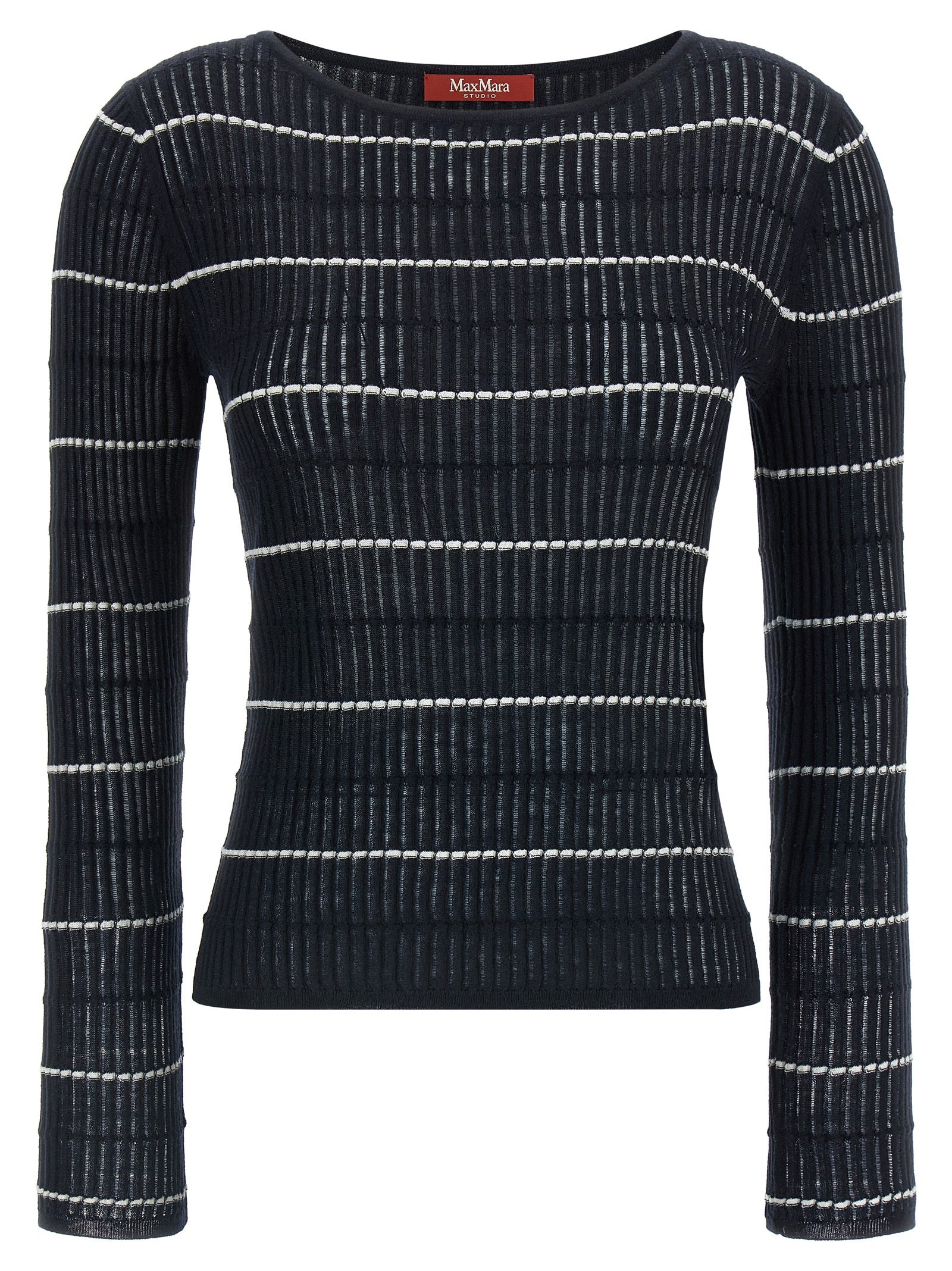 Max Mara Blue Silk Cardigan