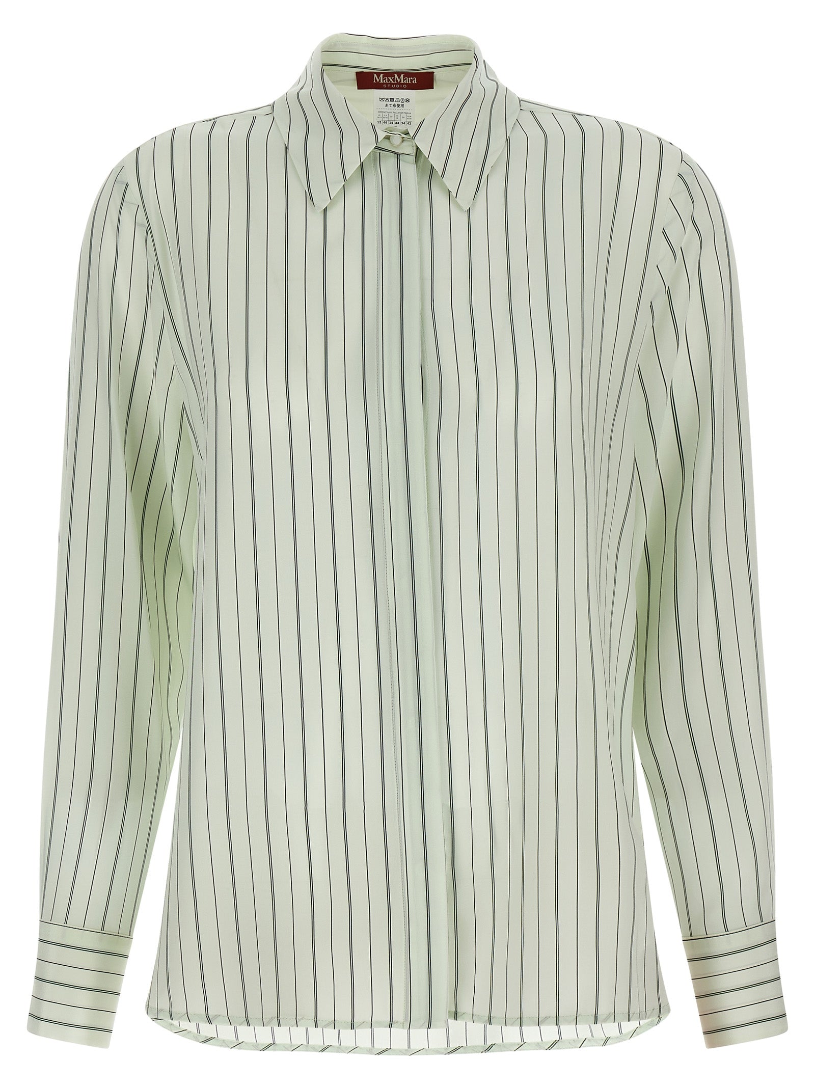 Max Mara Bicolor Silk Blouse