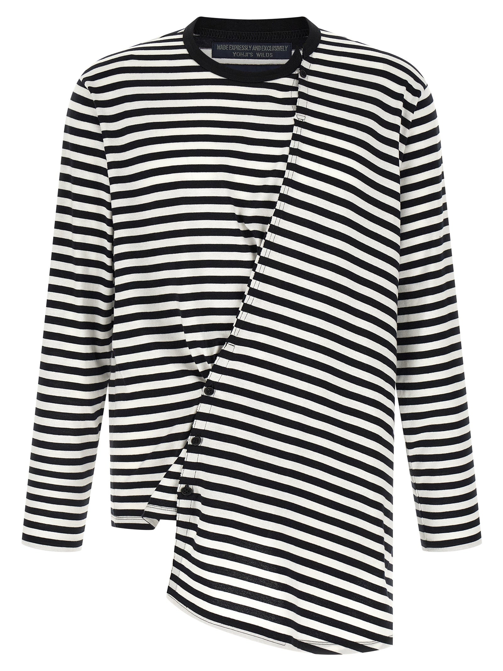 Yohji Yamamoto Bicolor Cotton Cardigan