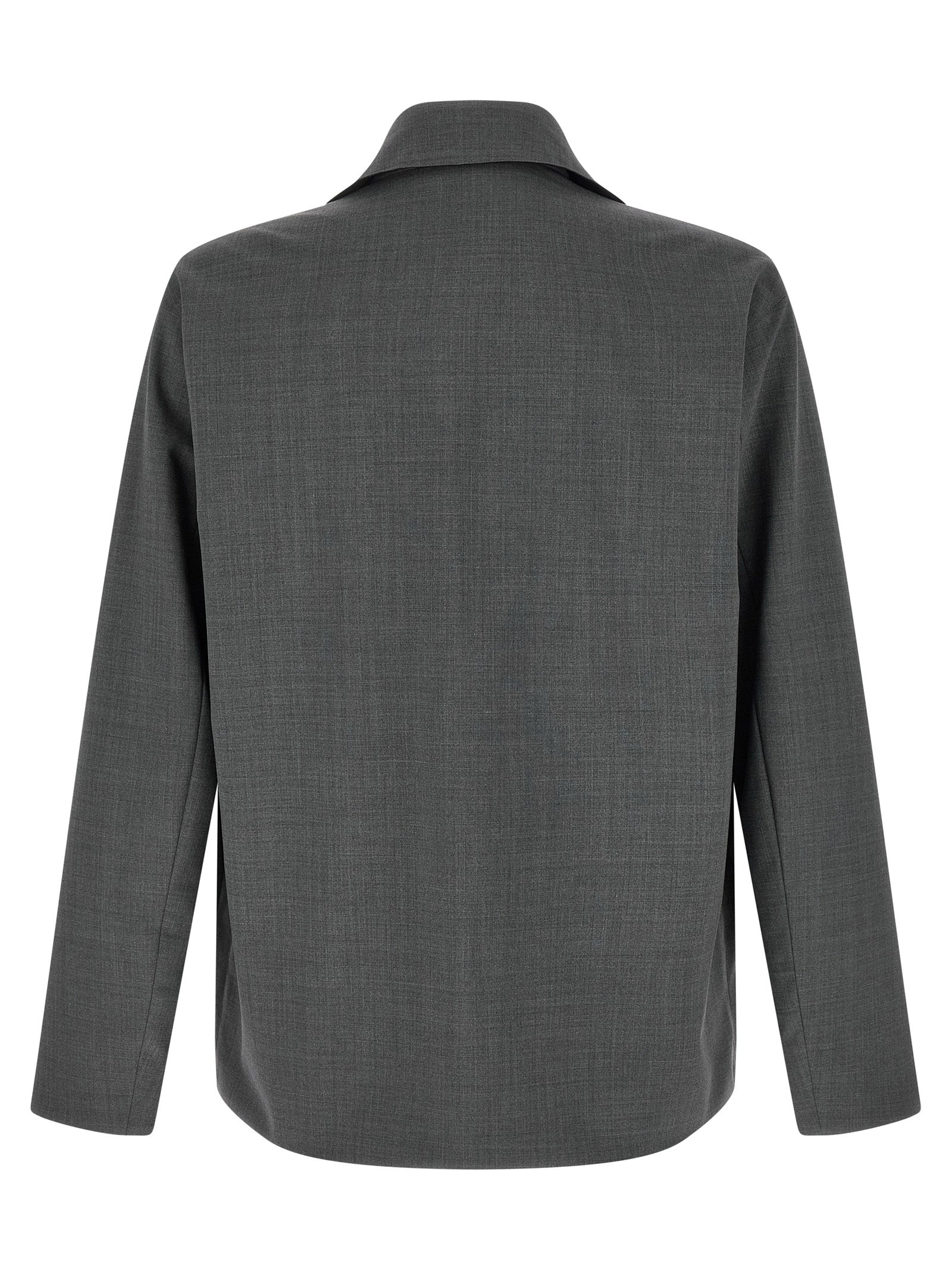 Herno Gray Polyester Full-Length Jacket
