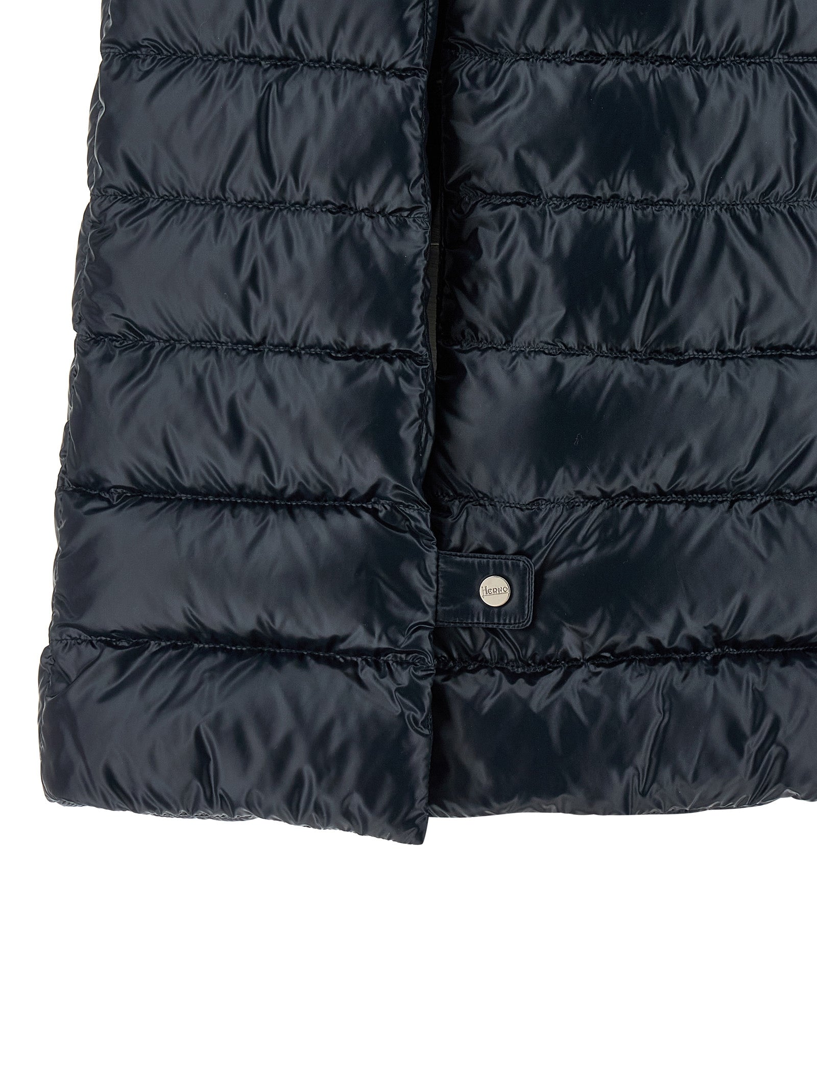 Herno Blue Polyamide Coat