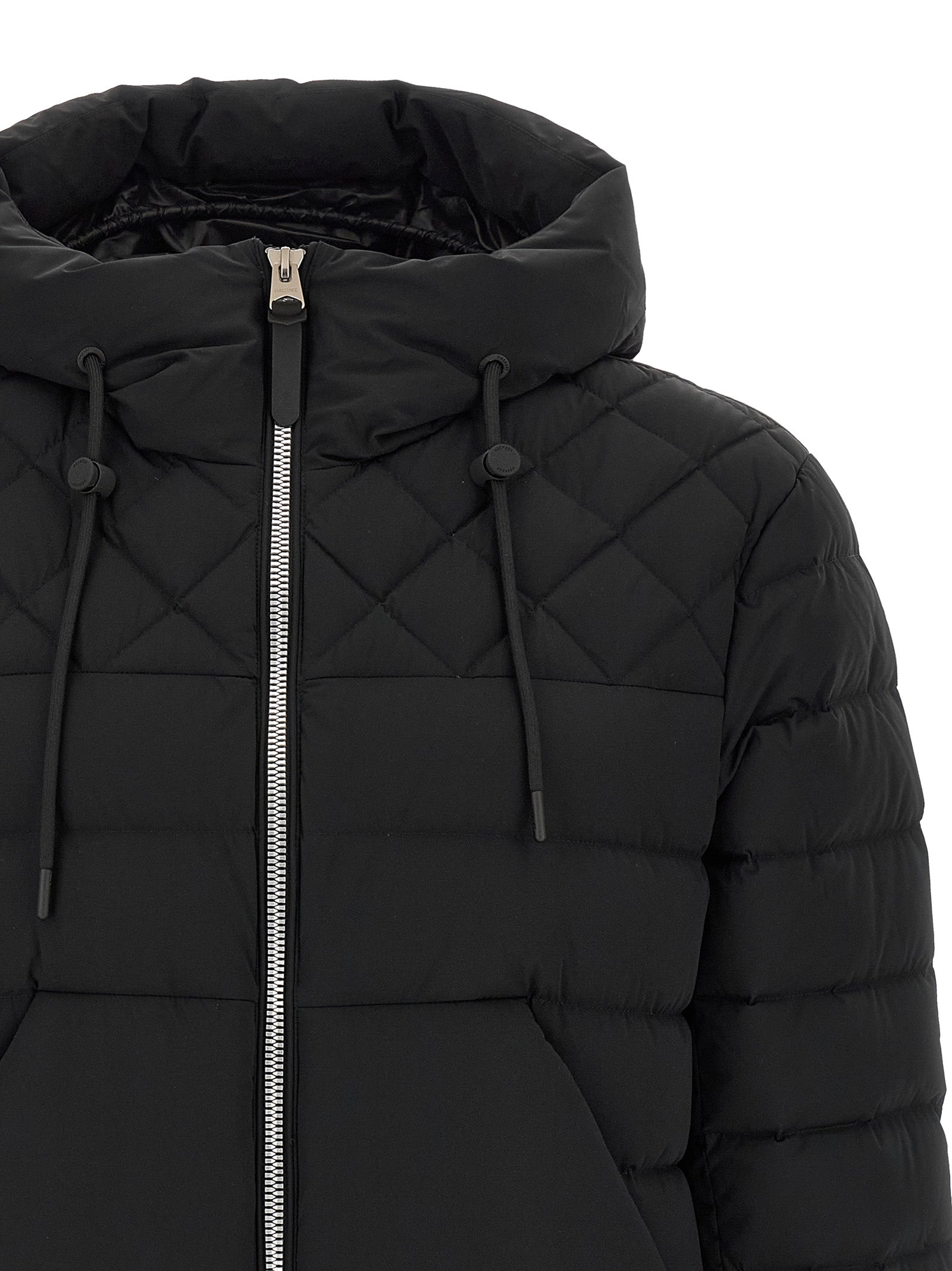 Mackage Black Nylon Full-Length Jacket