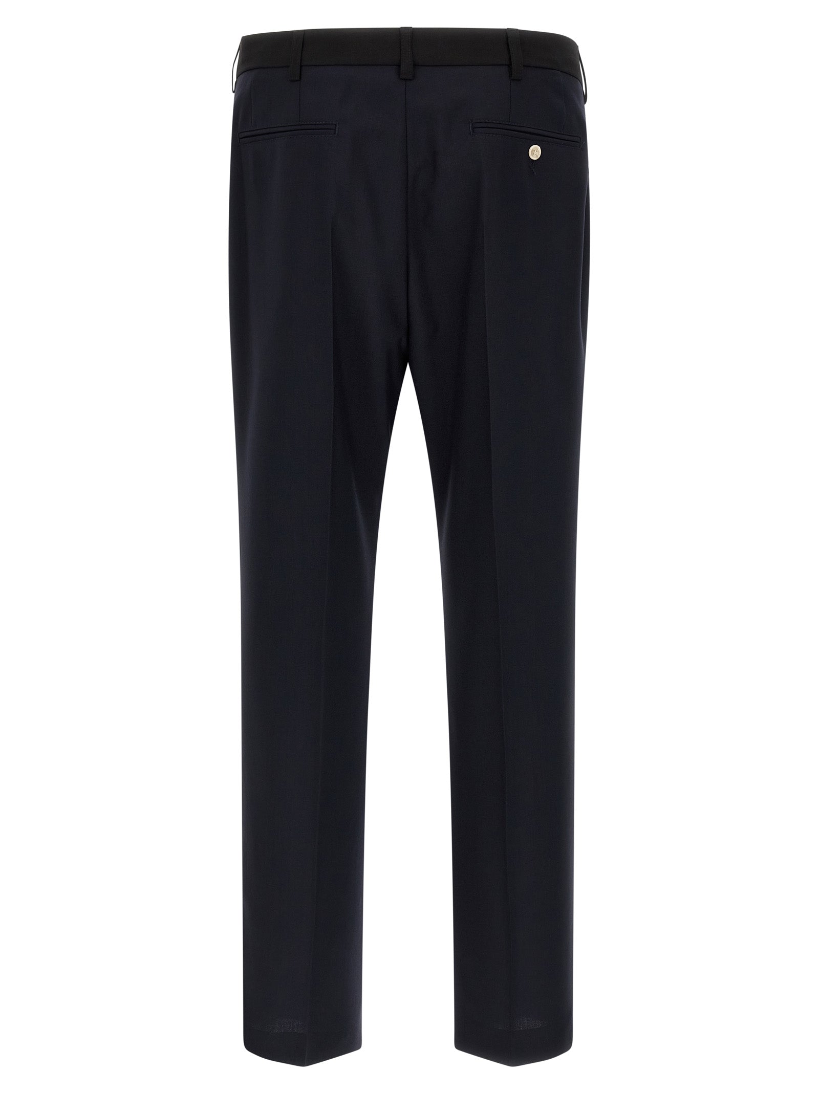 Marni Blue Virgin Wool Casual Pants