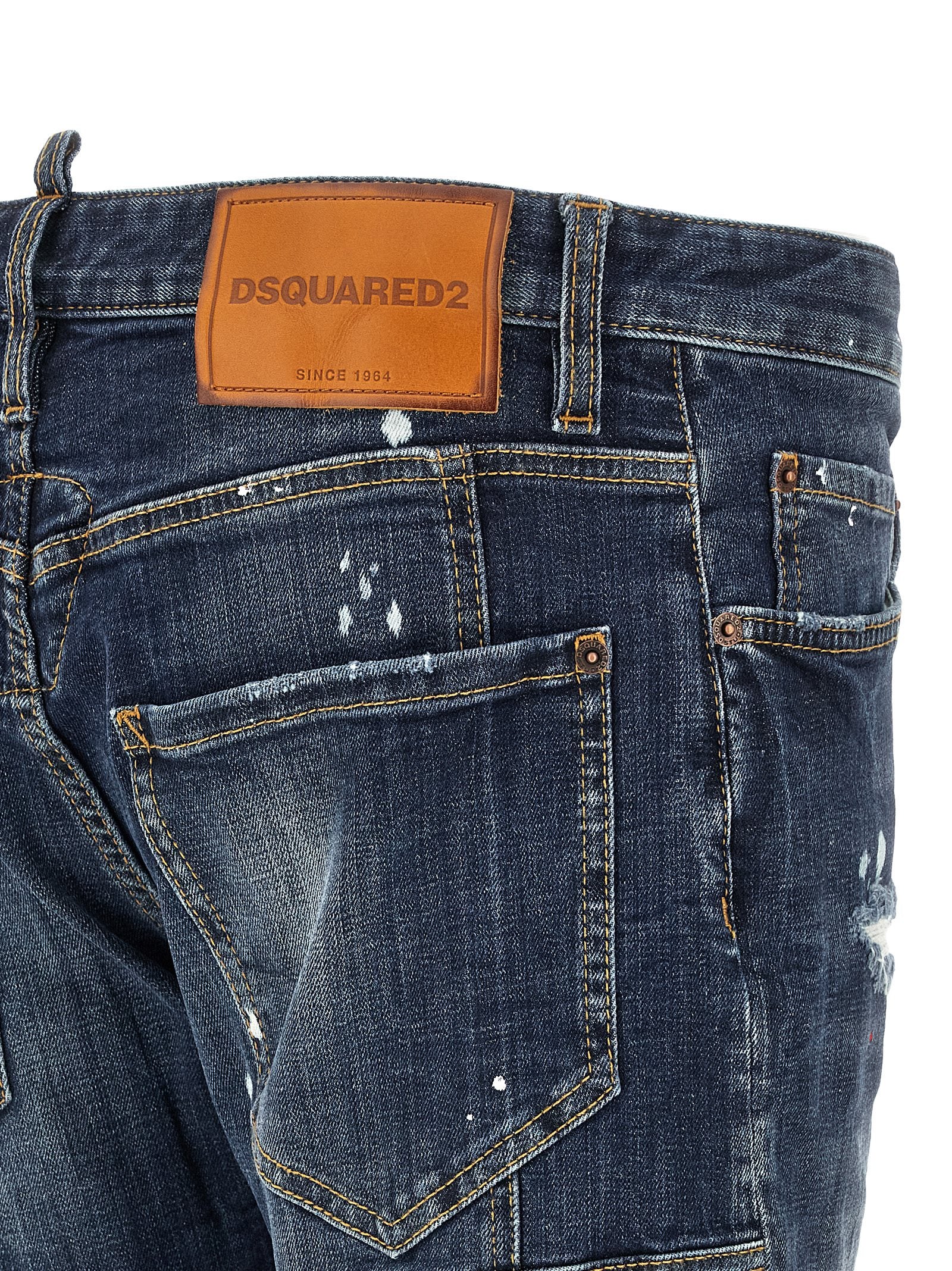 Dsquared² Blue Cotton Jeans Denim