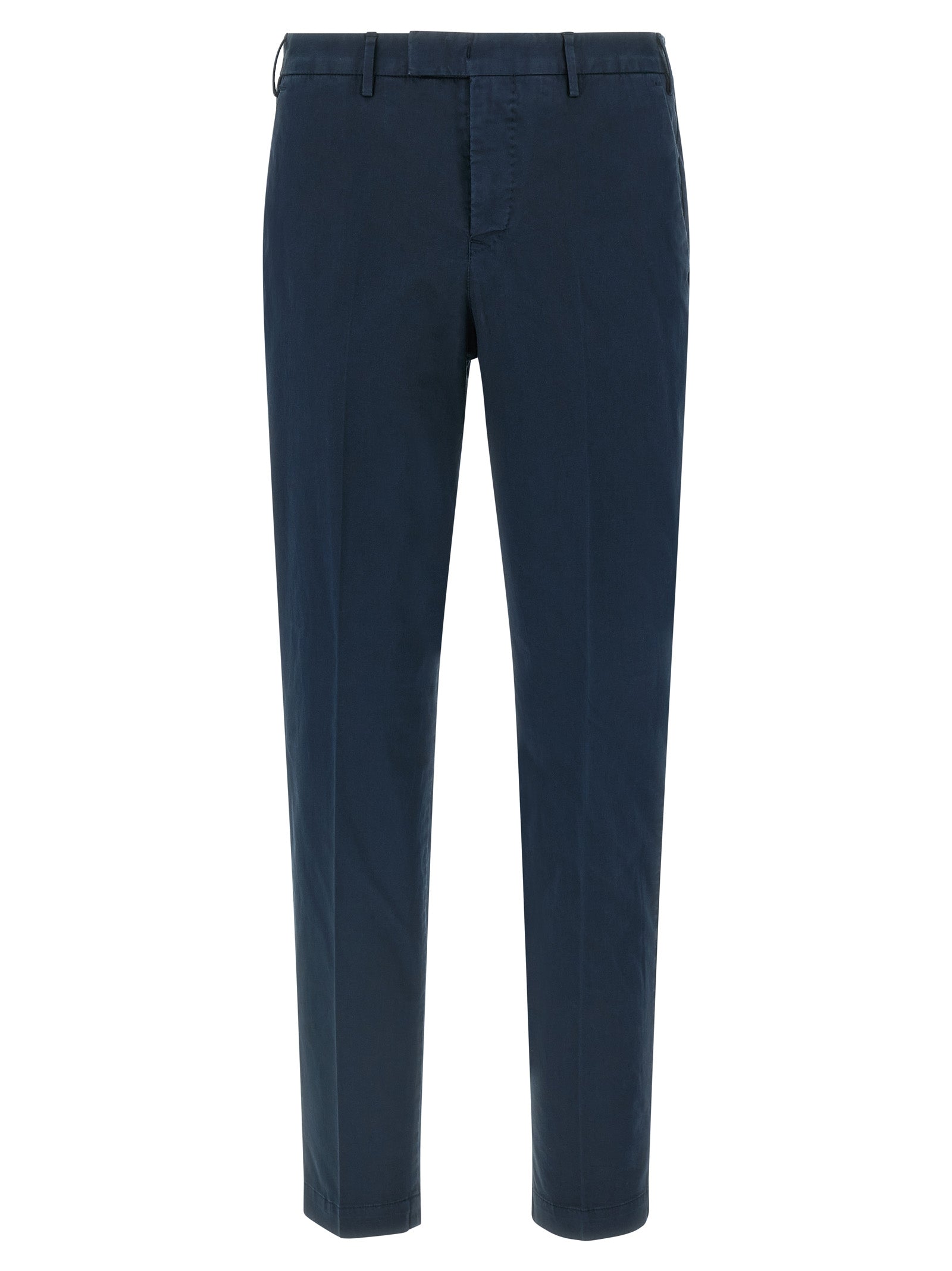 PT Torino Blue Cotton Casual Pants