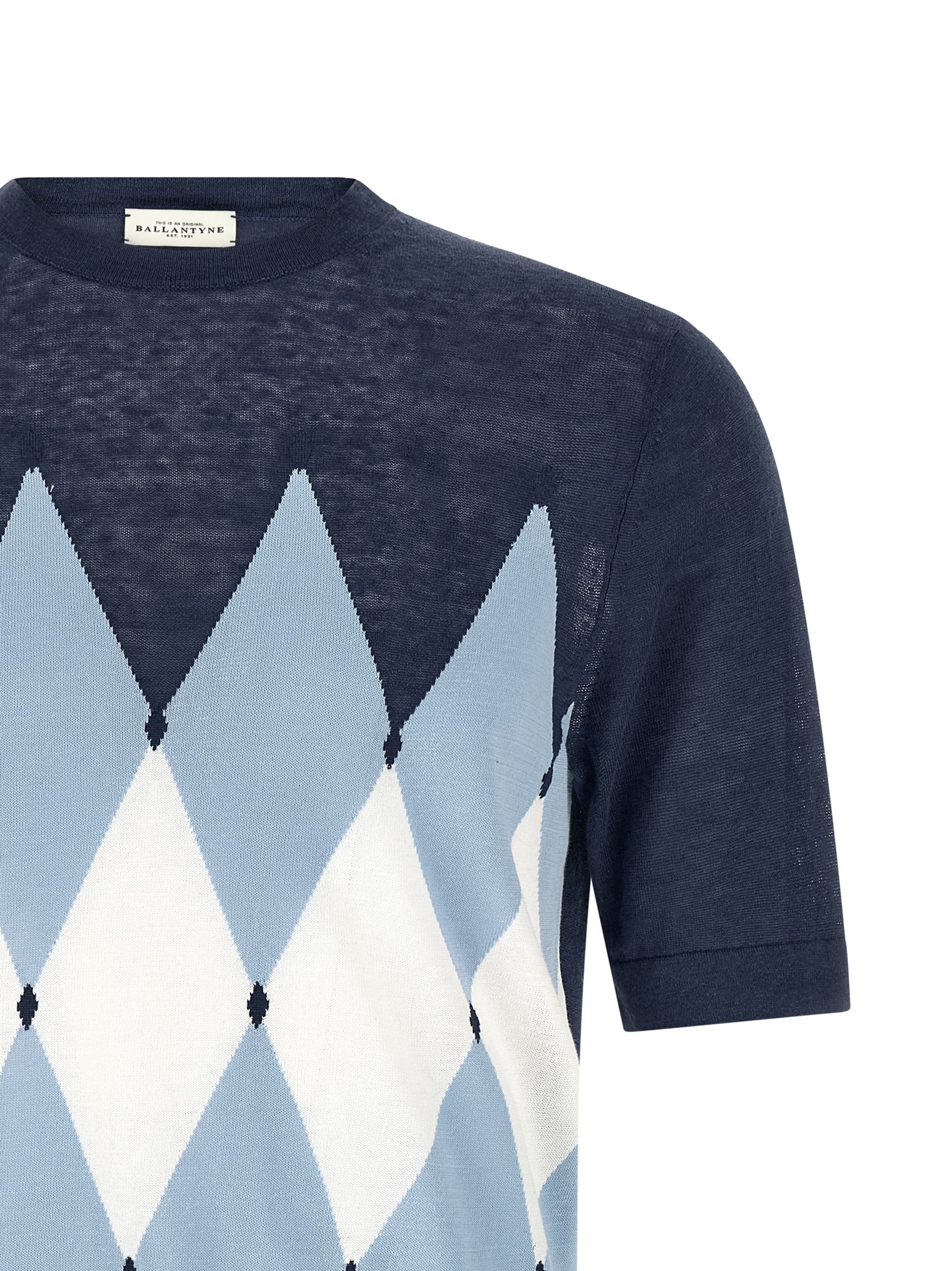 Ballantyne Blue Linen T-Shirt