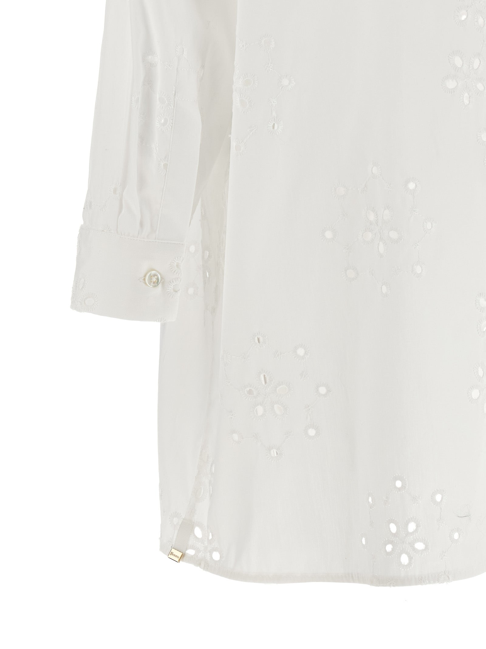Herno White Cotton Blouse