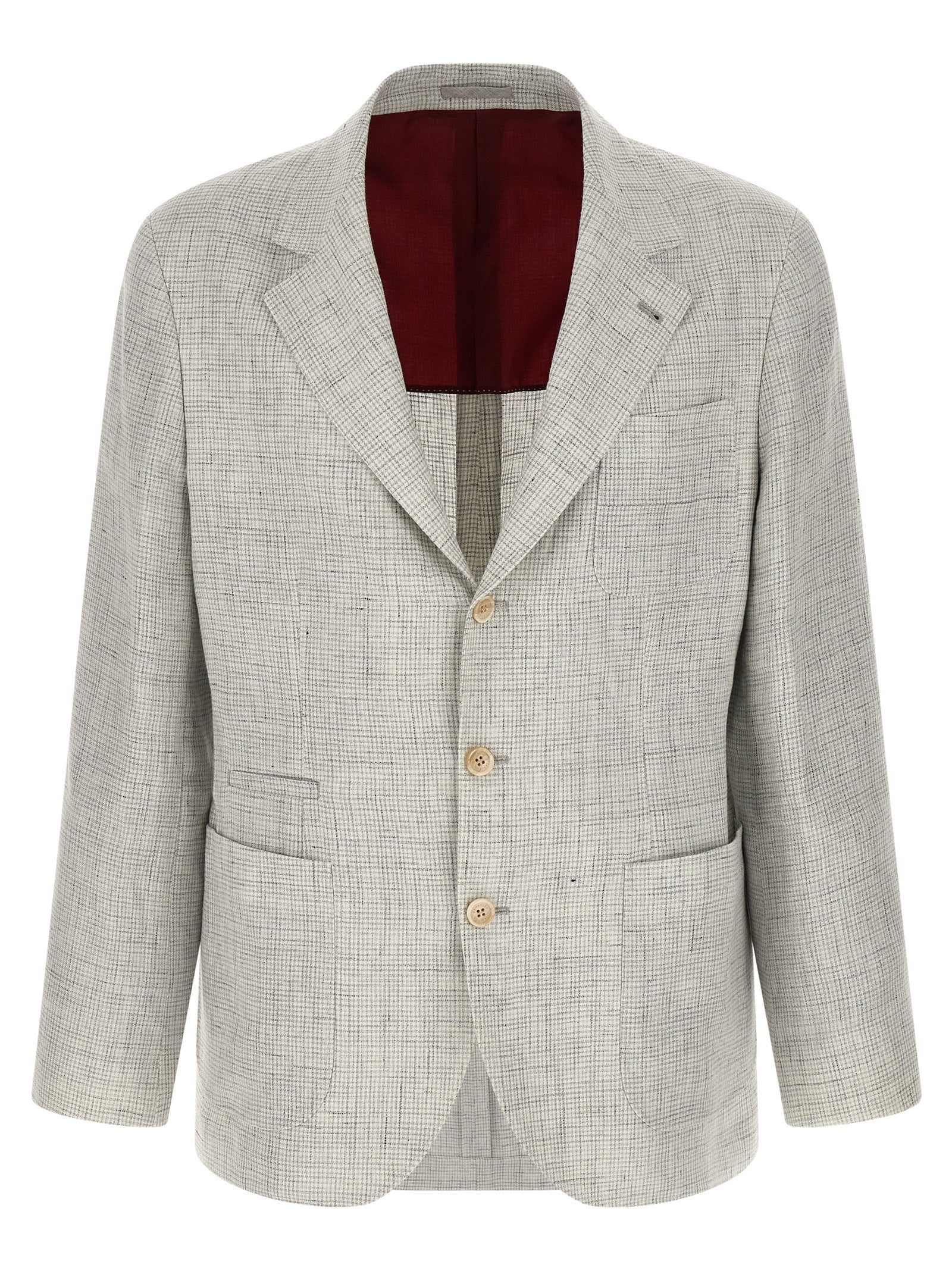 Brunello Cucinelli Beige Linen Blazer