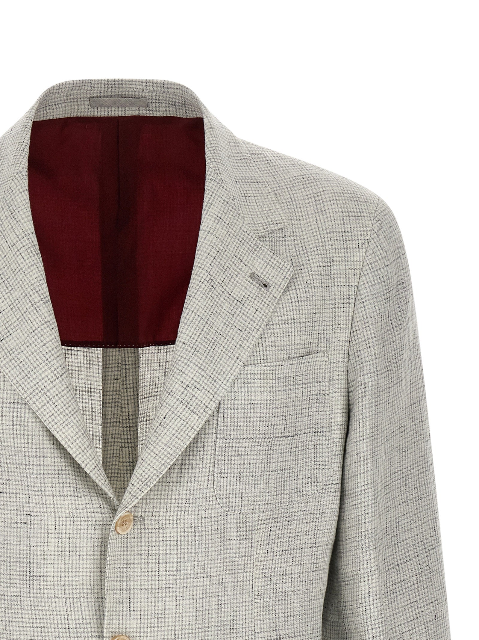 Brunello Cucinelli Beige Linen Blazer