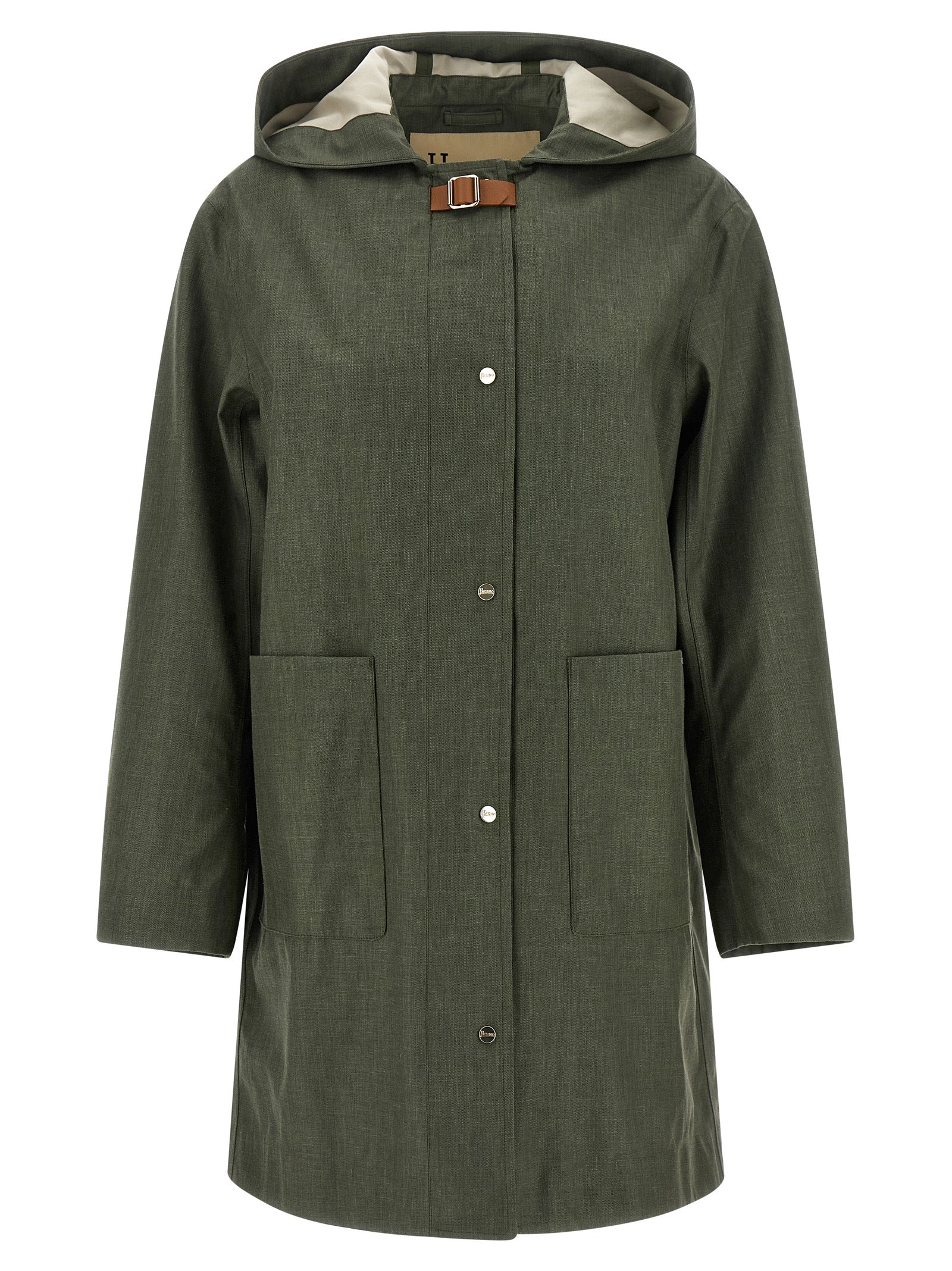 Herno Bicolor Linen Coat