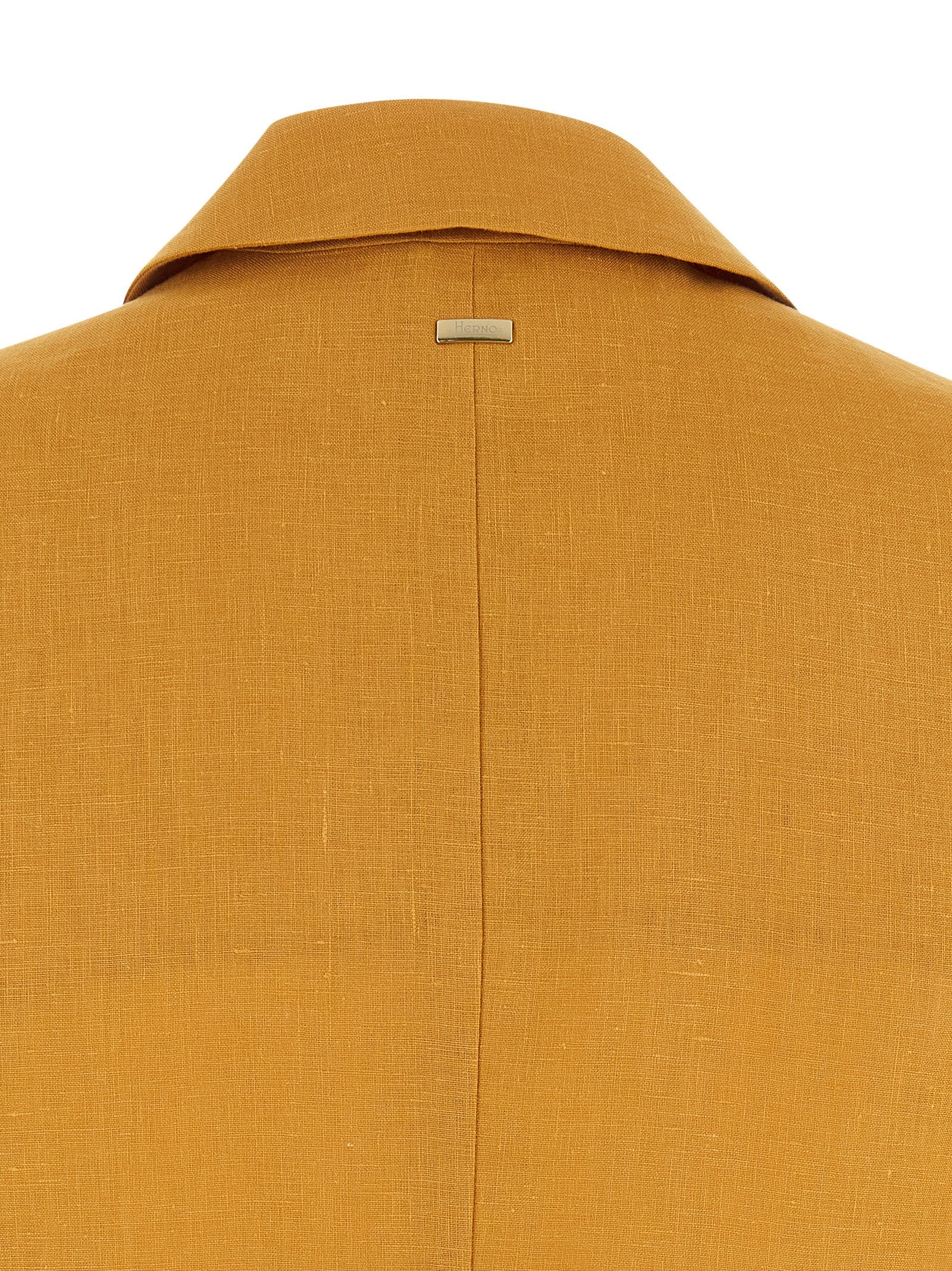 Herno Bicolor Linen Sleeveless Jacket