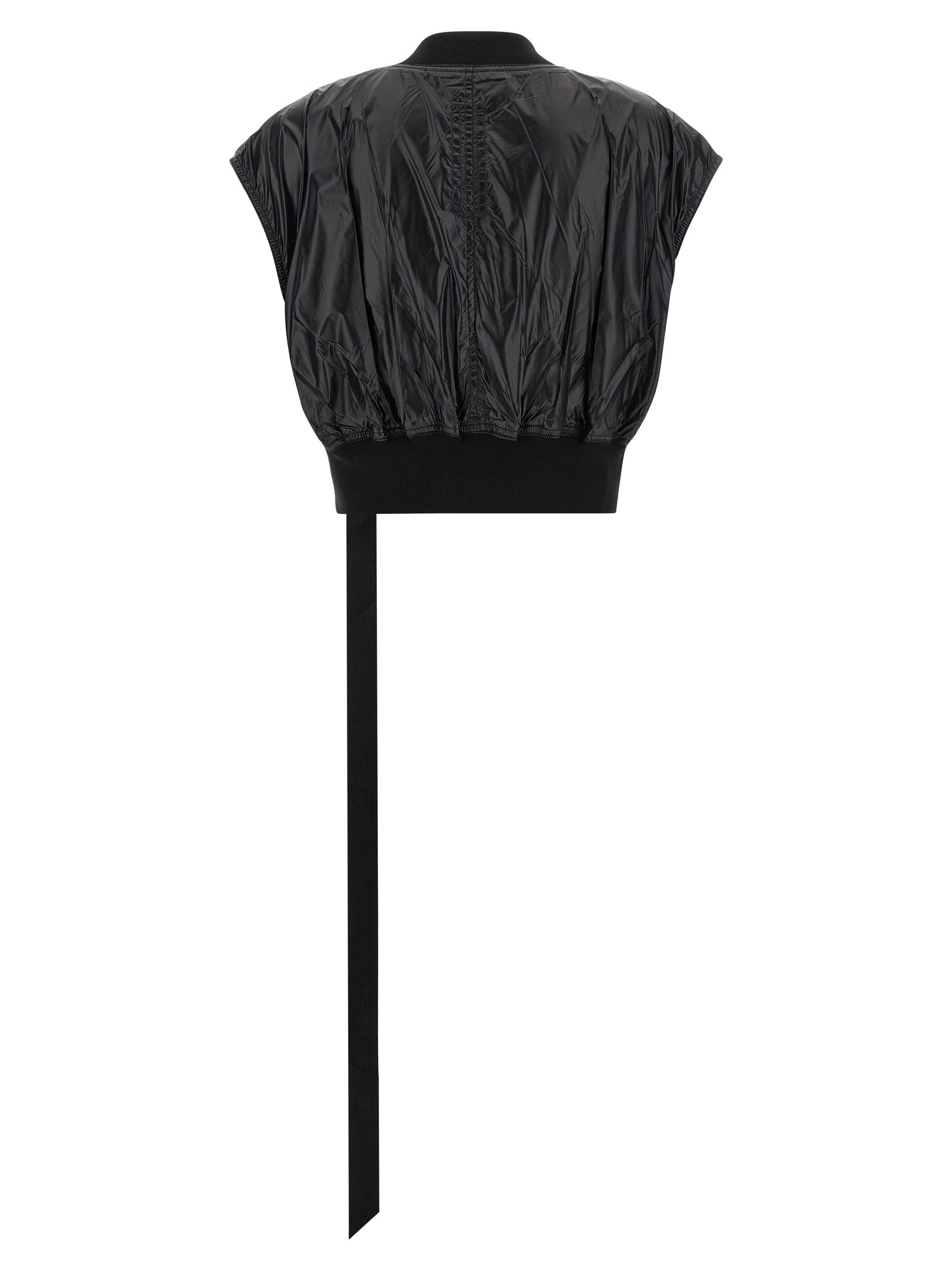 DRKSHDW Black Nylon Sleeveless Jacket