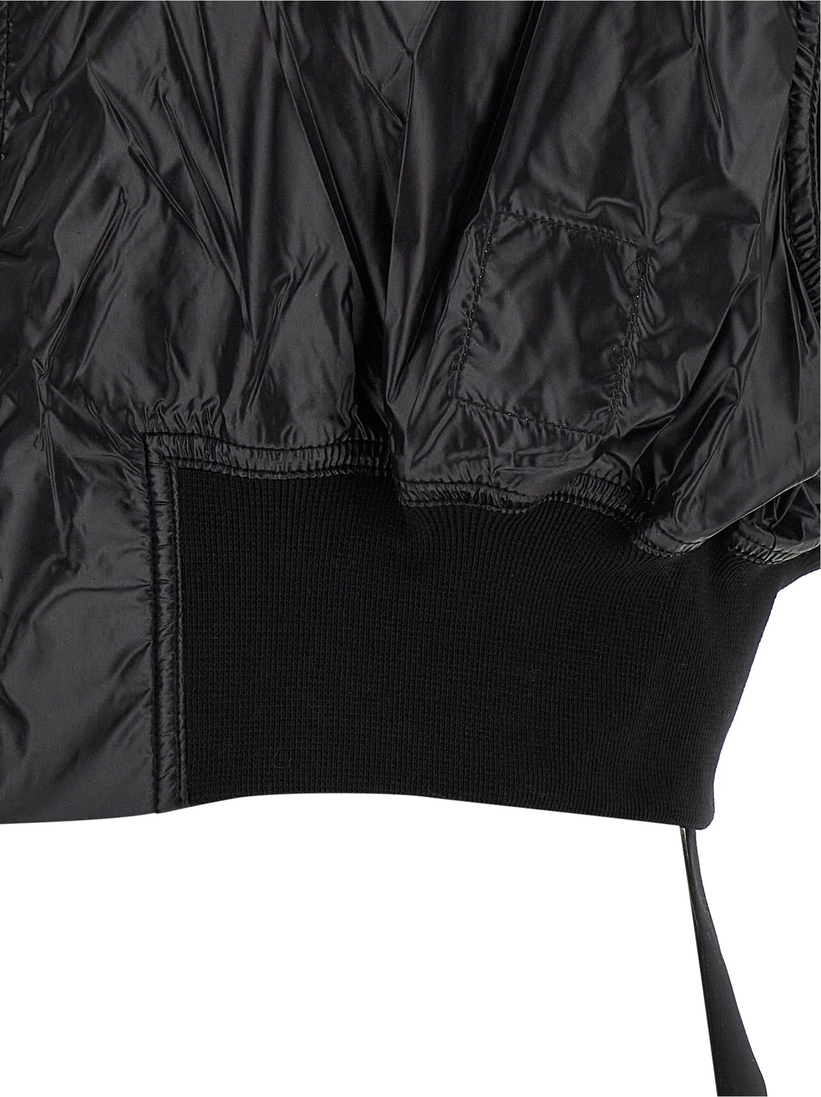 DRKSHDW Black Nylon Sleeveless Jacket