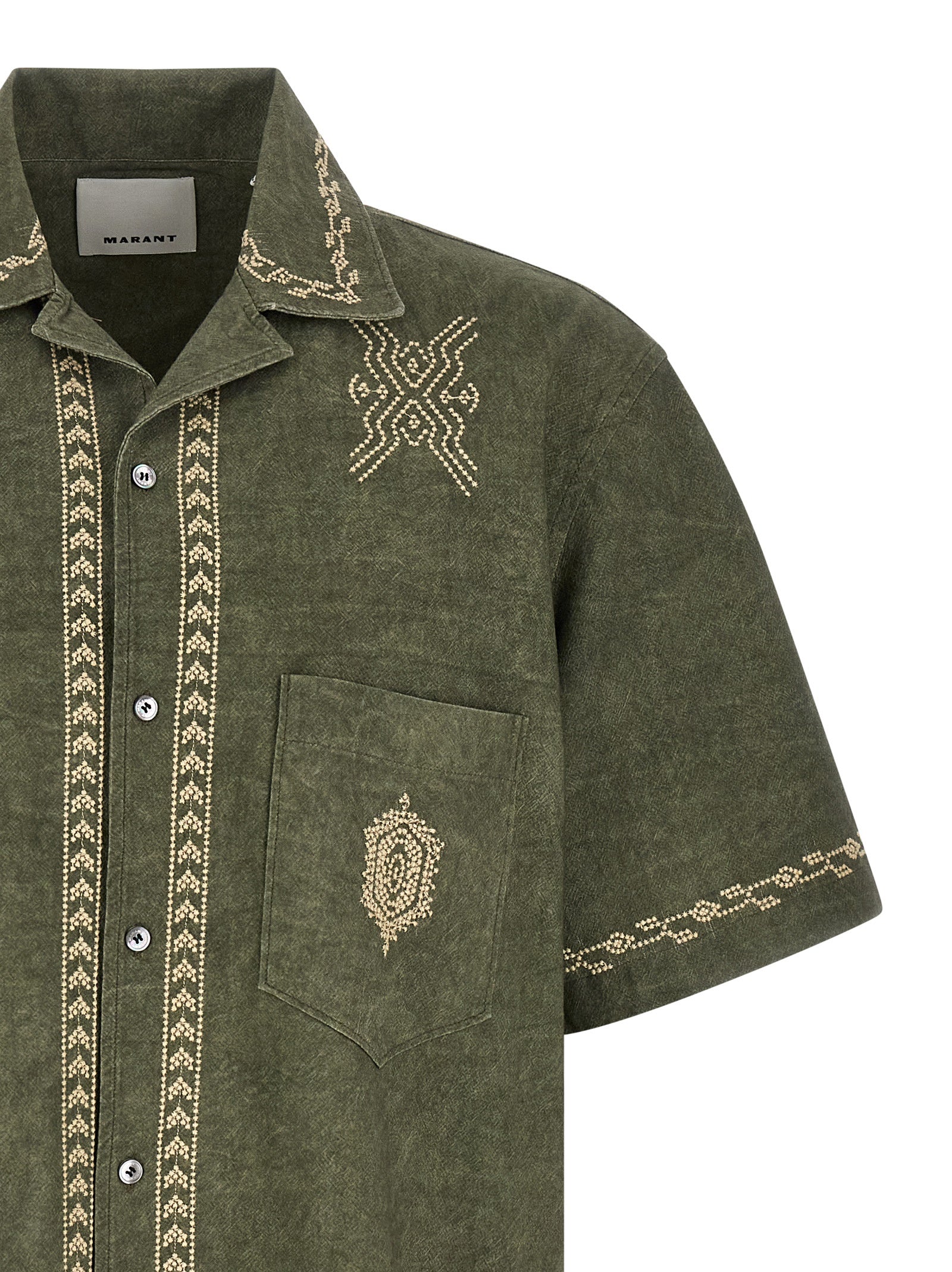 Isabel Marant Bicolor Cotton Blouse