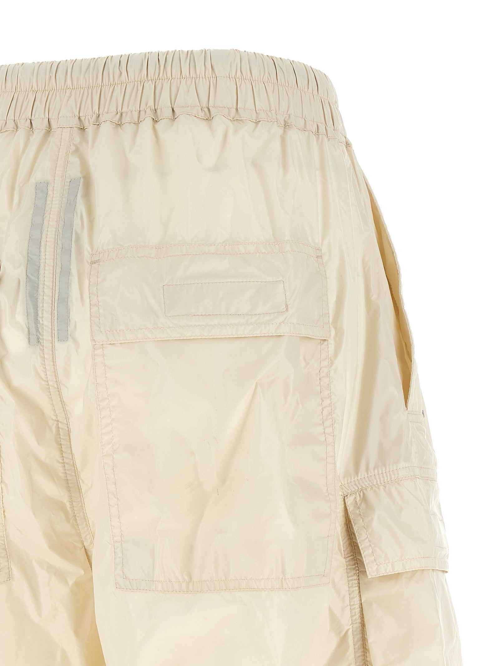DRKSHDW Beige Nylon Cargo Pants