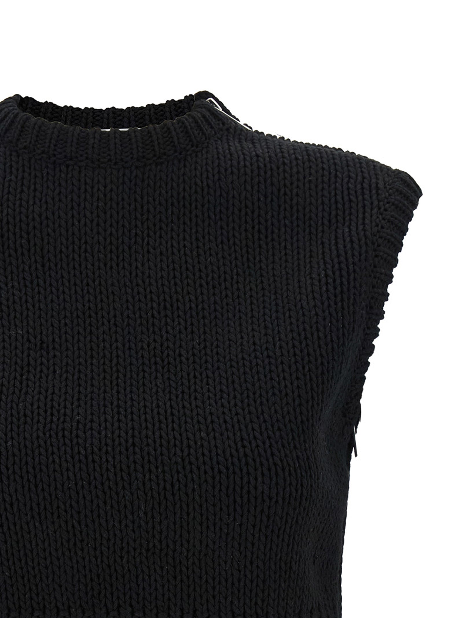Max Mara Black Cotton Cardigan