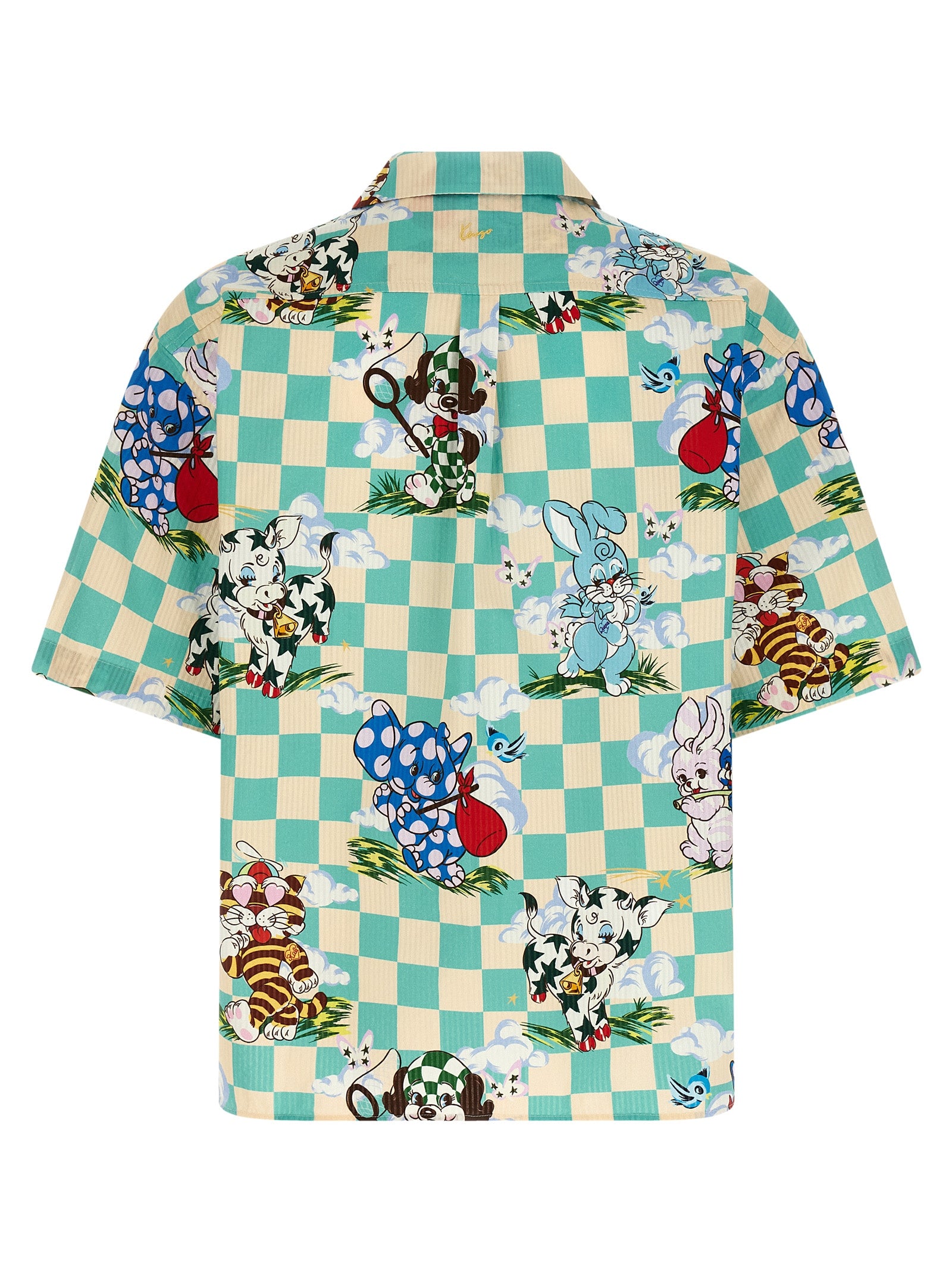 Kenzo Multicolor Cotton Blouse