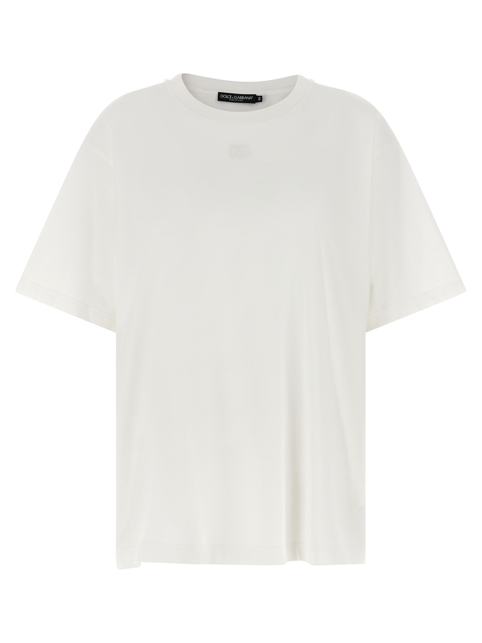 Dolce & Gabbana White Cotton T-Shirt