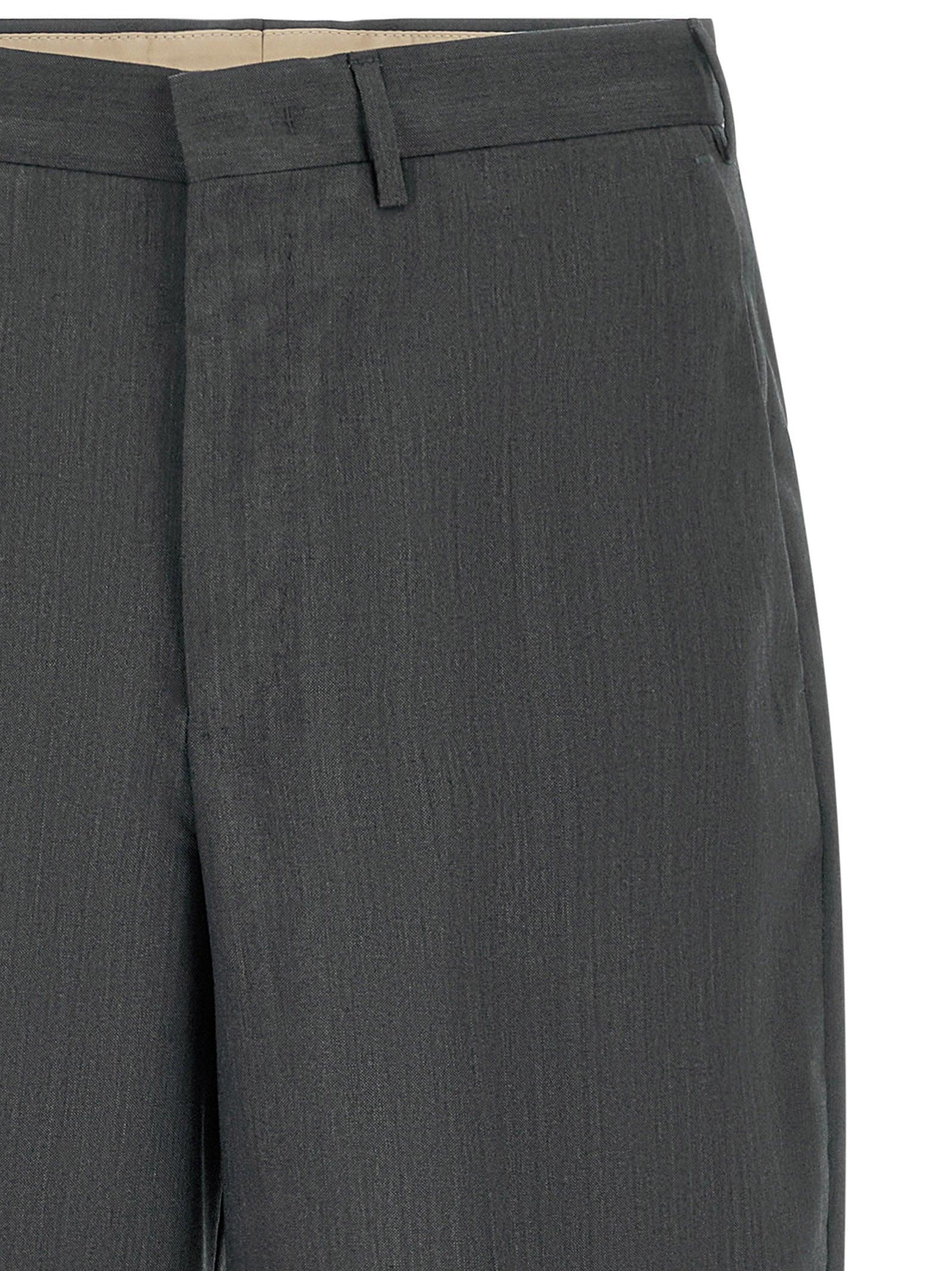 PT Torino Gray Virgin Wool Dress Pants