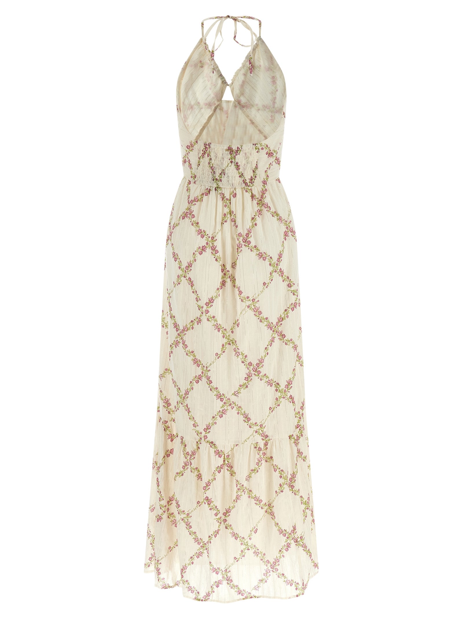 Twinset White Cotton Long Dress