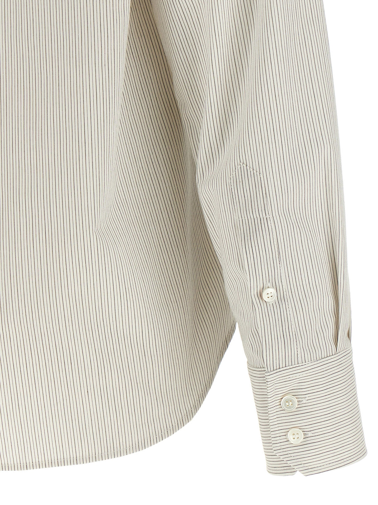 MM6 Maison Margiela Gray Cotton Blouse