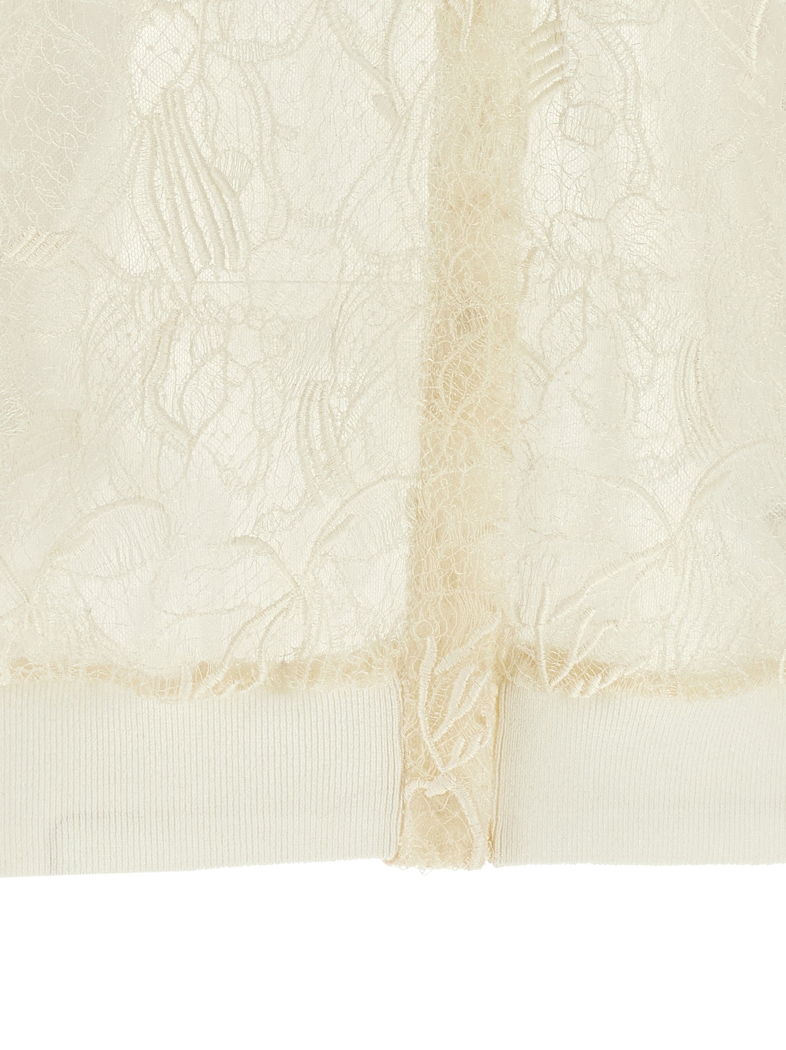 Fabiana Filippi Beige Silk Cardigan
