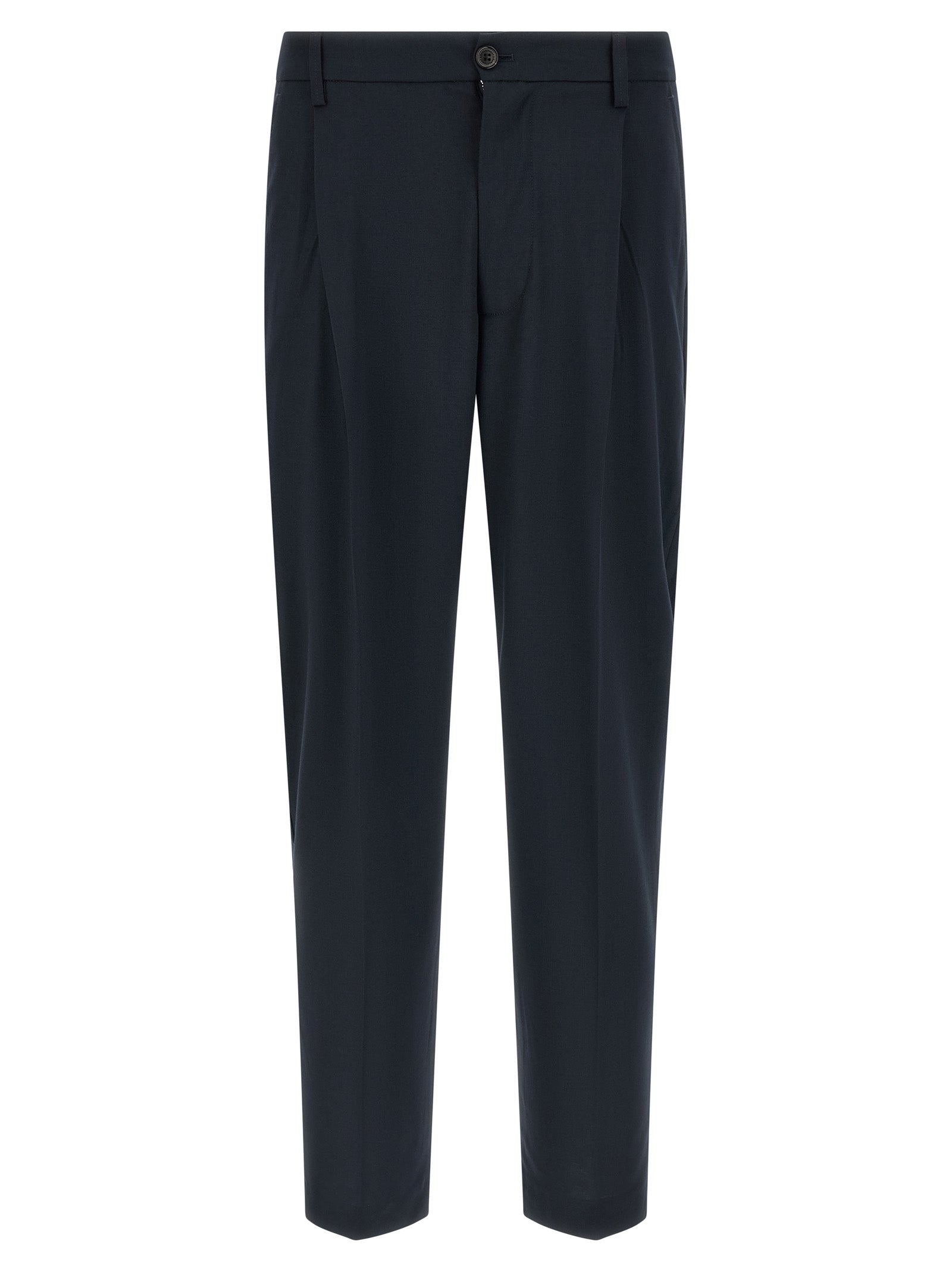 Department 5 Blue Polyester Casual Pants