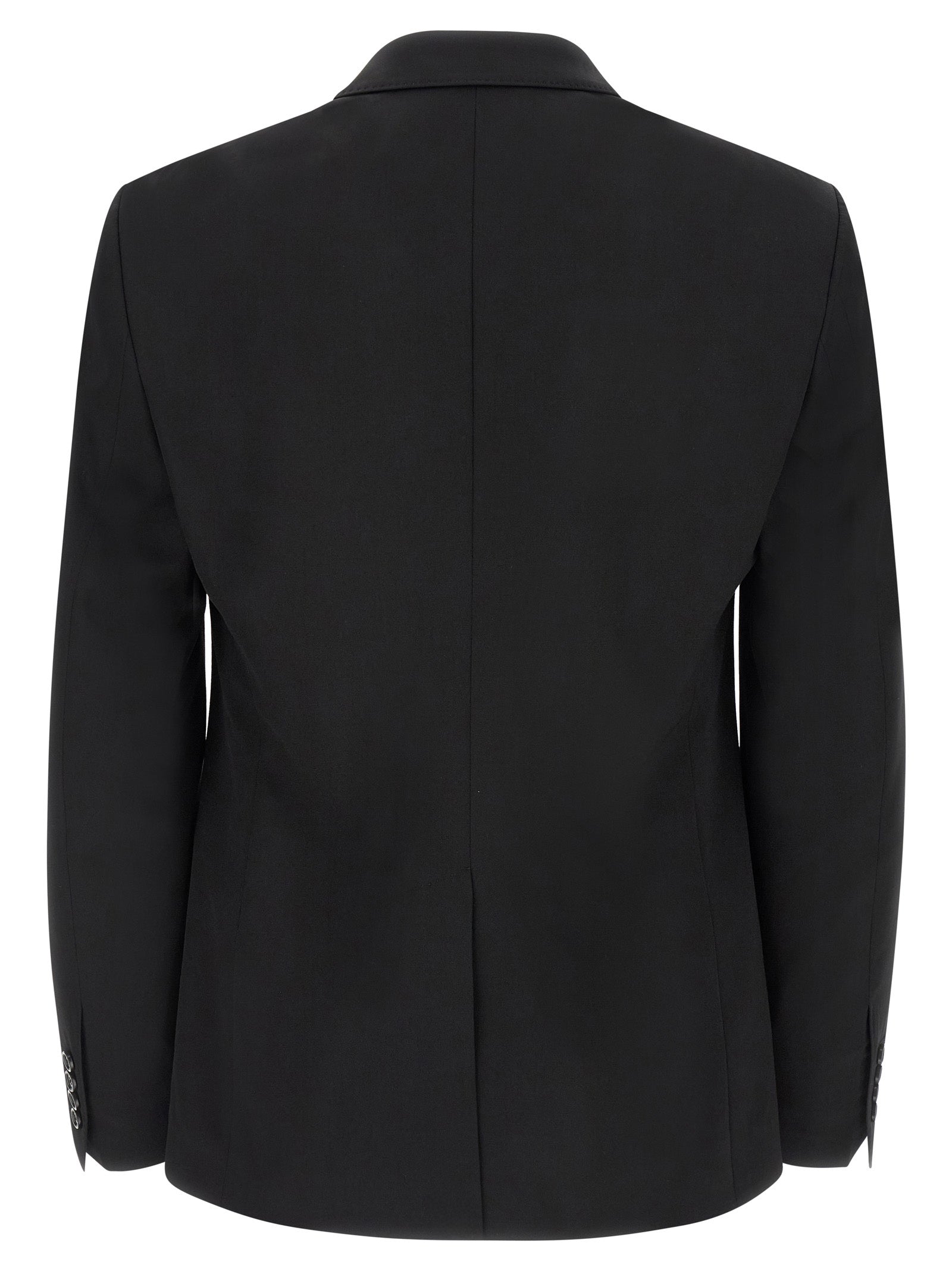 Dolce & Gabbana Black Virgin Wool Blazer