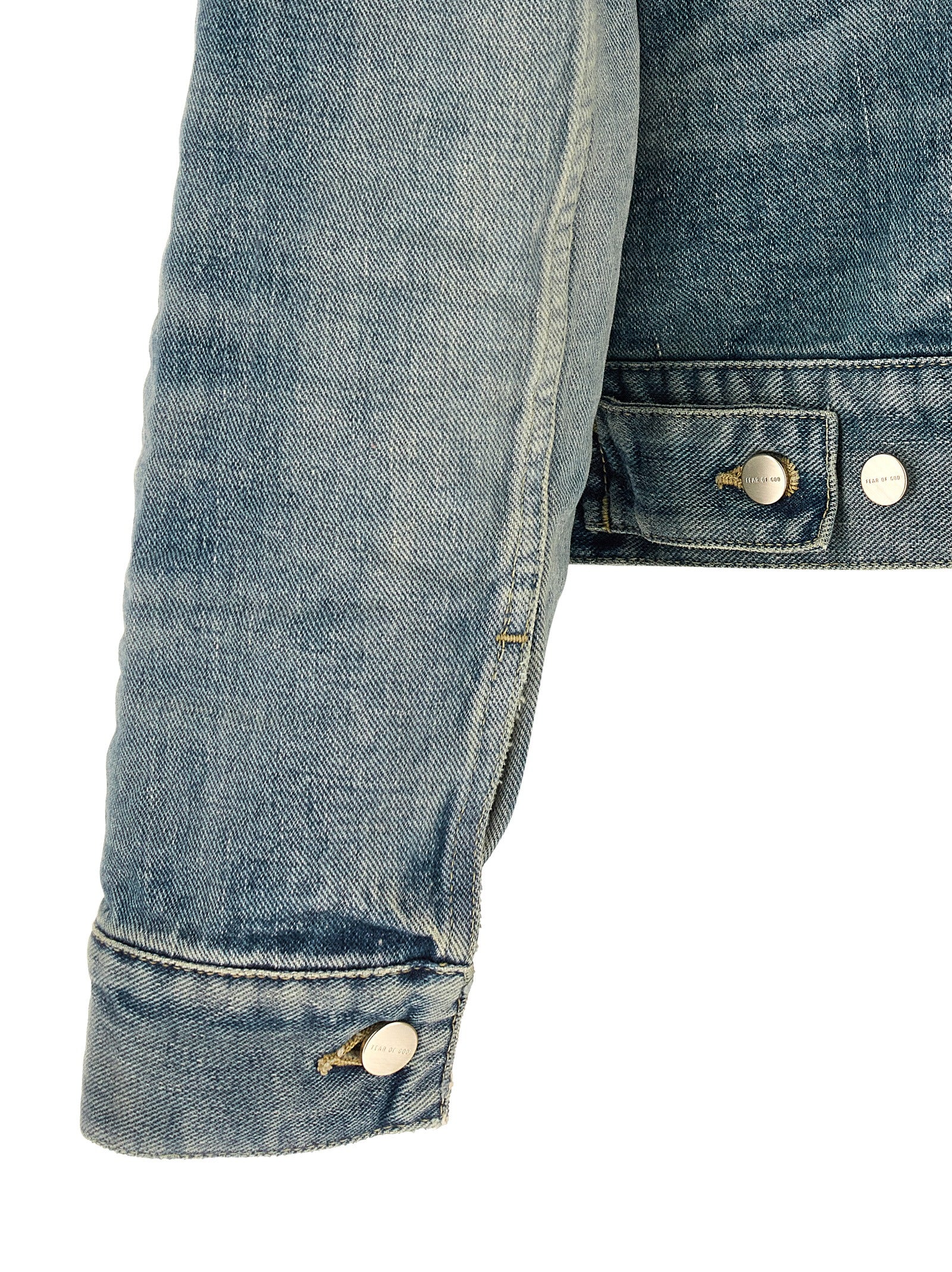 Fear Of God Blue Cotton Denim Jacket