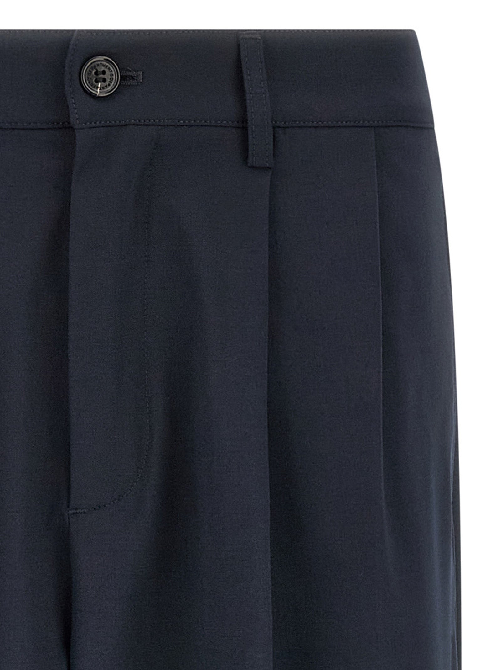 Department 5 Blue Polyester Chino Pants