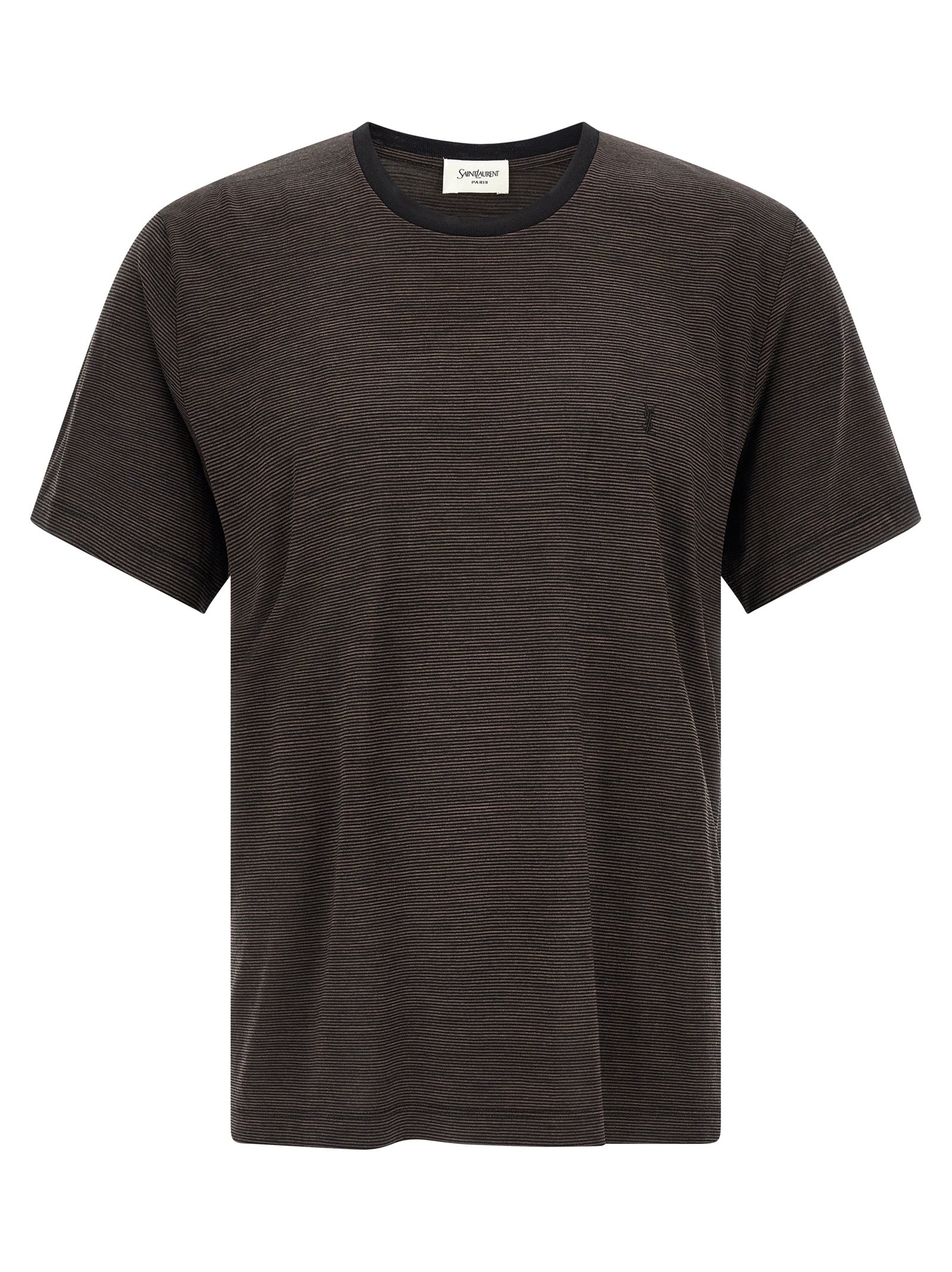 Saint Laurent Brown Wool T-Shirt