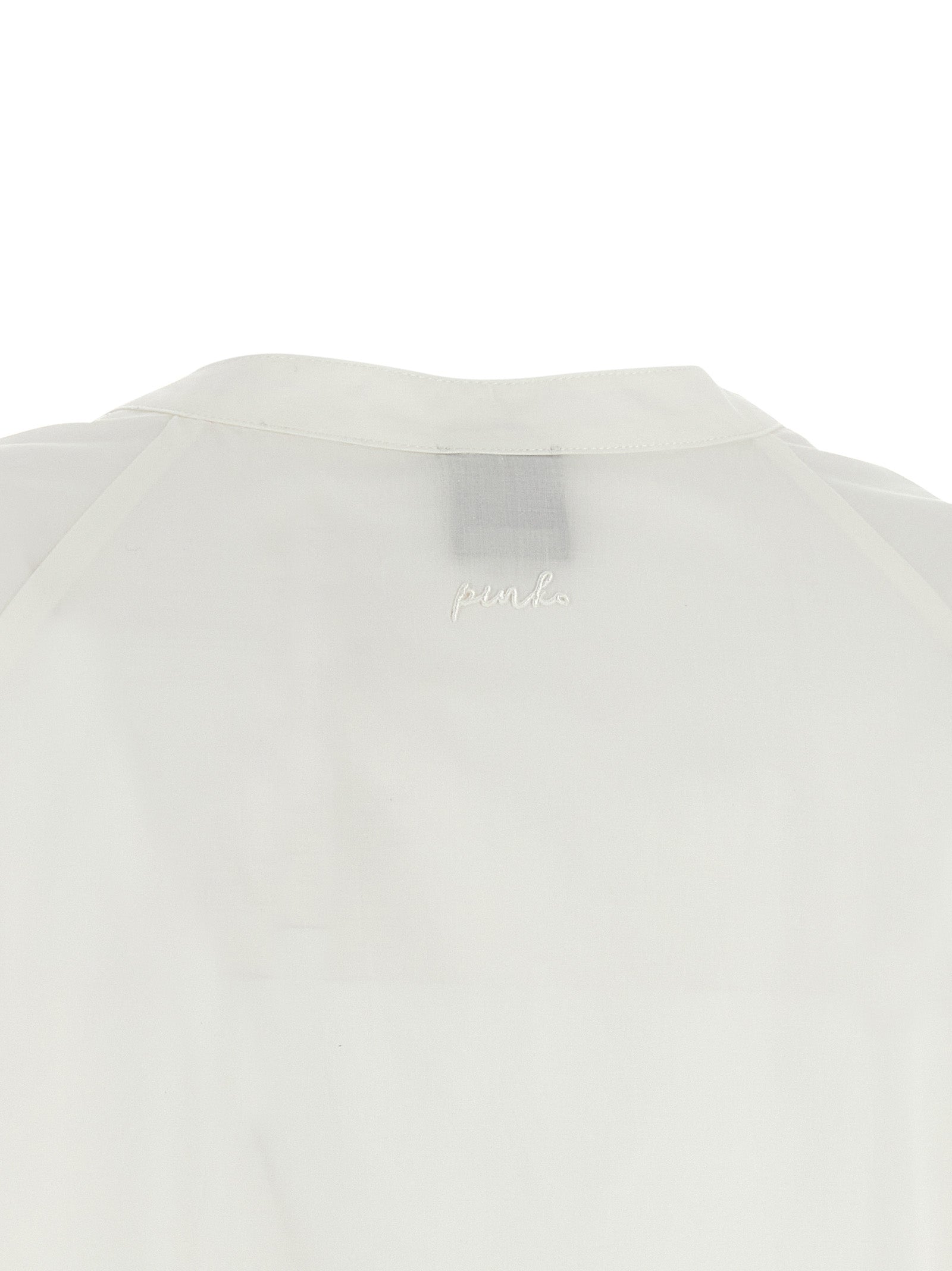 PINKO White Cotton Blouse